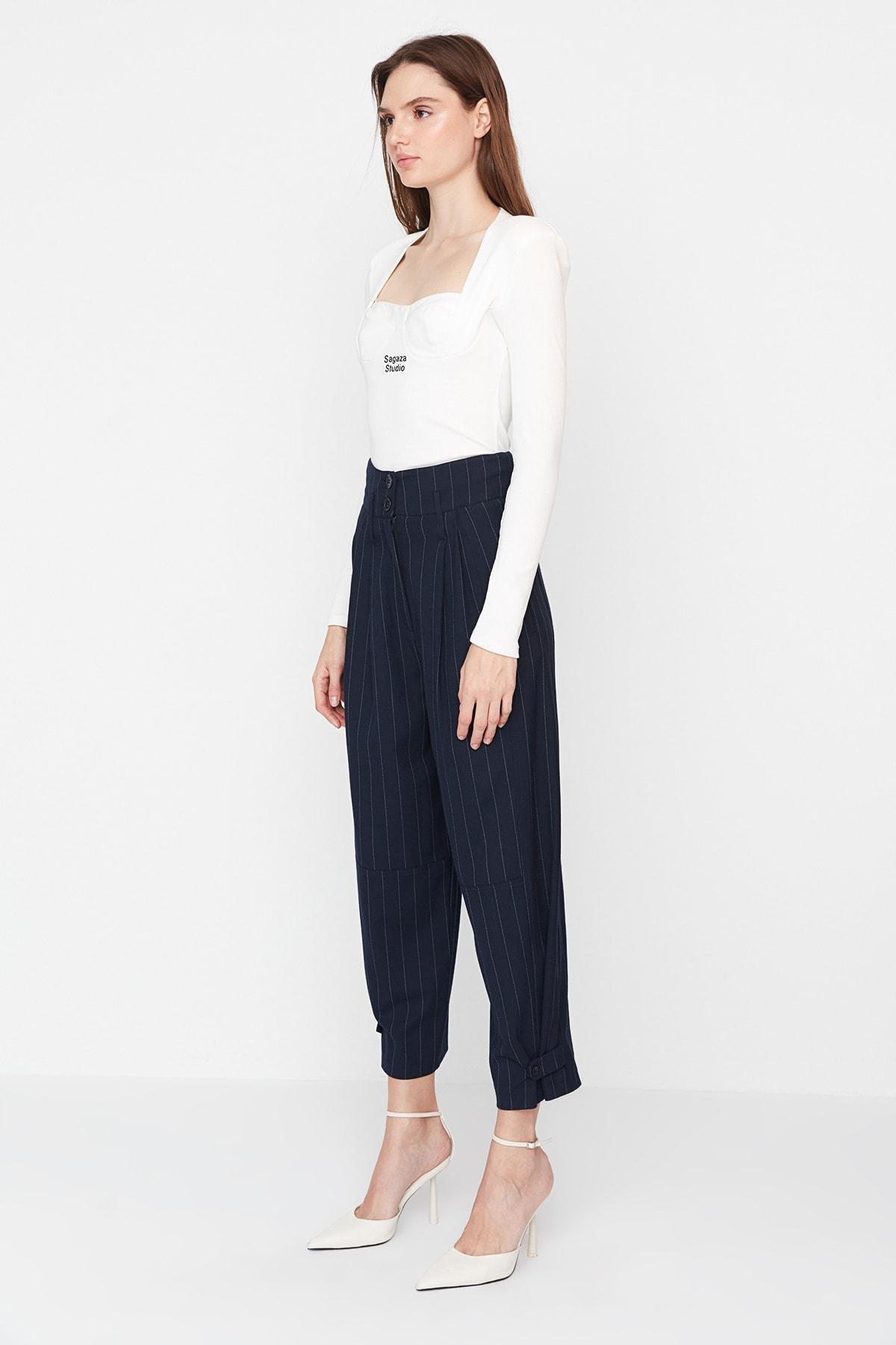 White Fitted Blouse, , large image number 1