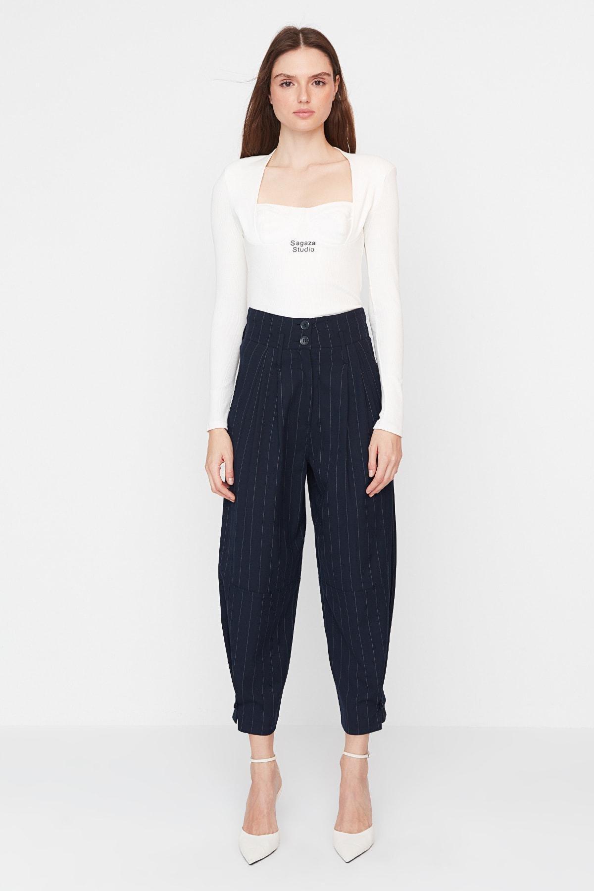 White Fitted Blouse, , large image number 3