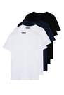 Trendyol - Multicolour Basic Knitted Cotton T-Shirt , Set Of 5