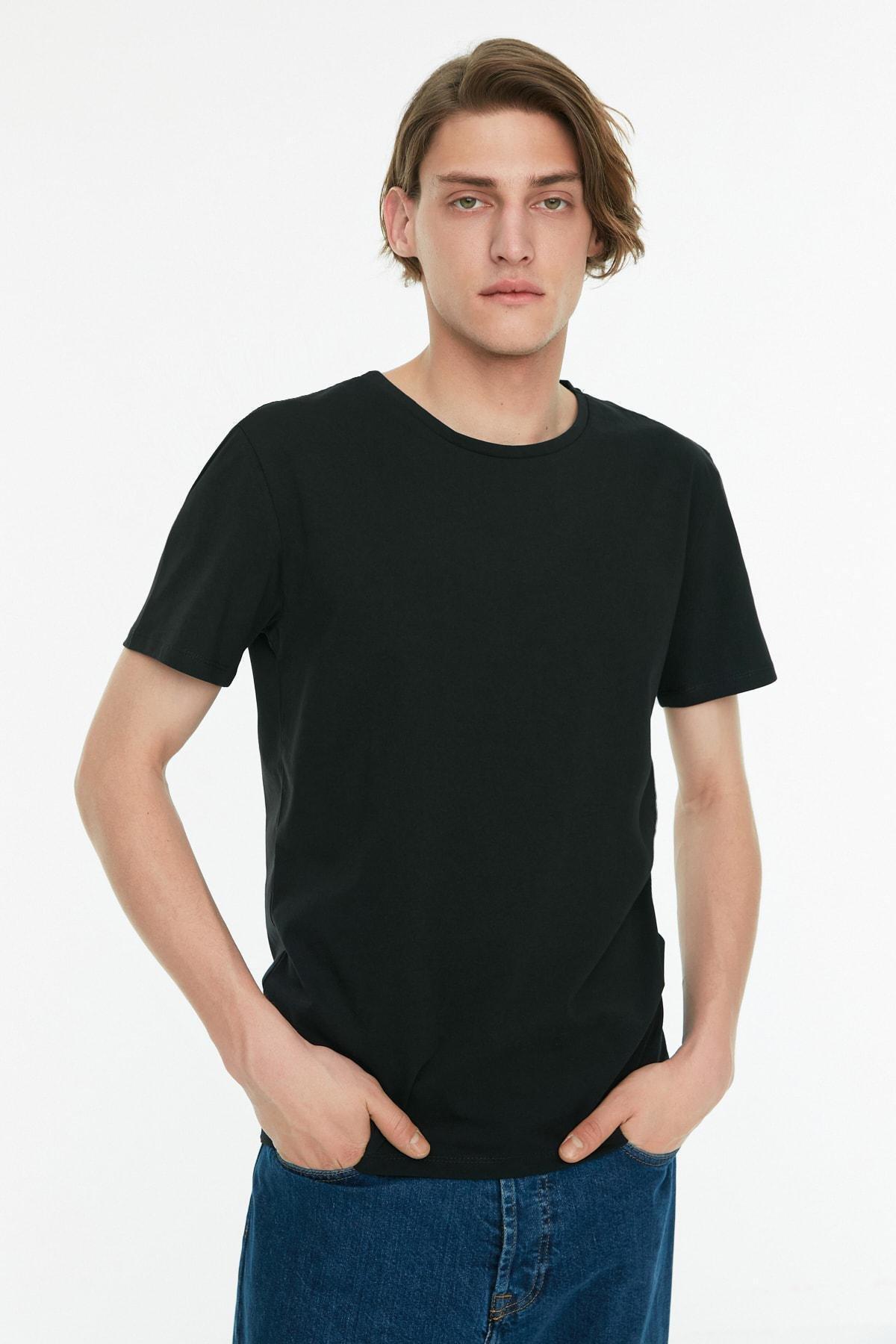 Multicolour Slim T-Shirt, Set Of 3, , large image number 5