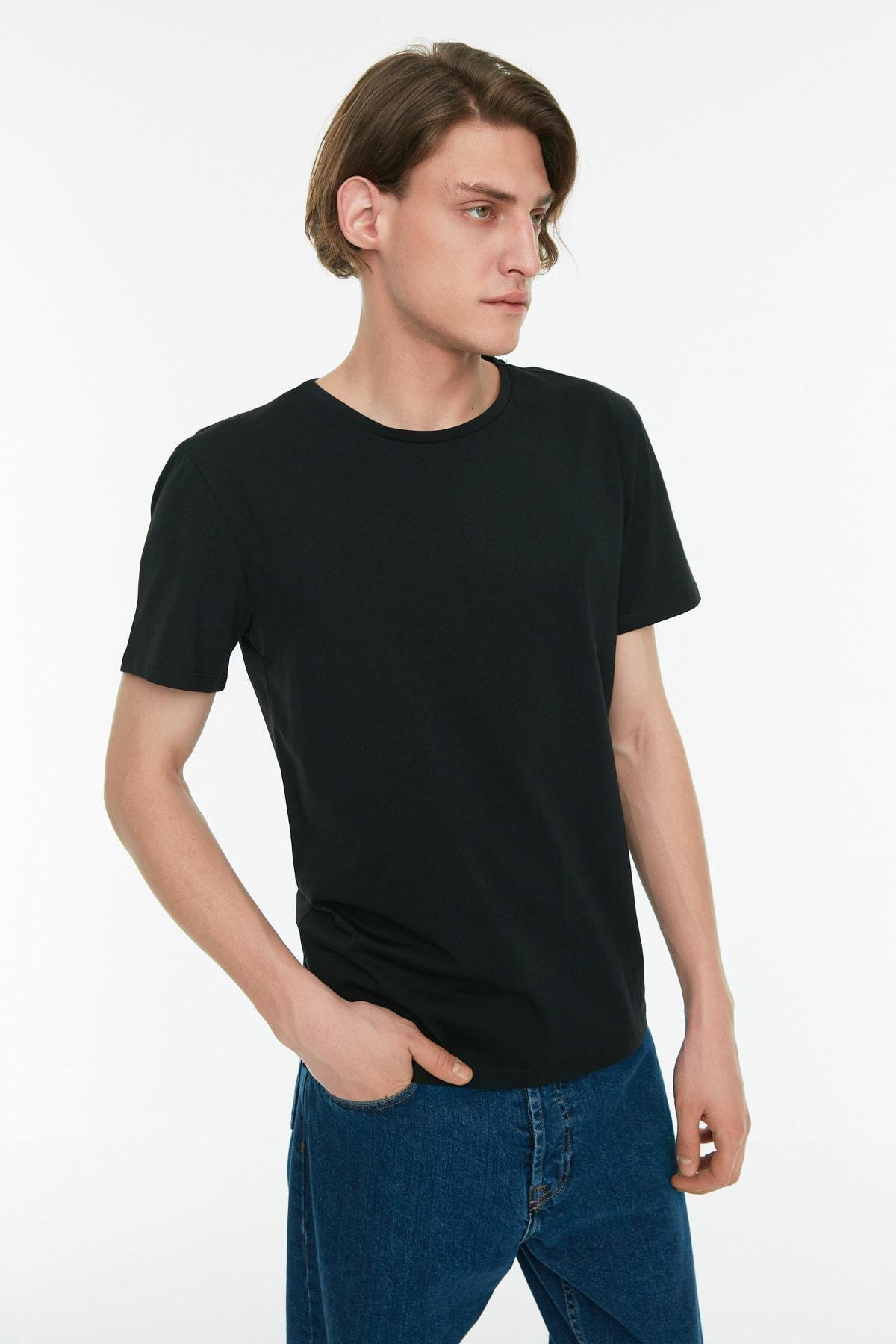 Multicolour Slim T-Shirt, Set Of 3, , large image number 7