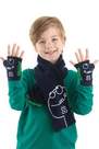 Denokids - Navy Dino Scarf And Glove Set, Kids Boys