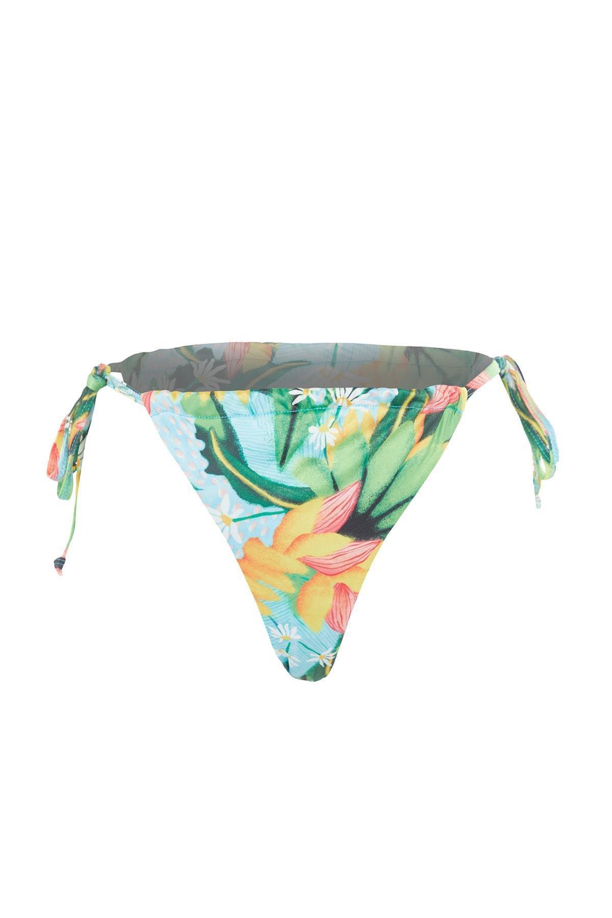 Multicolour Patterned Bikini Bottom, , large image number 10