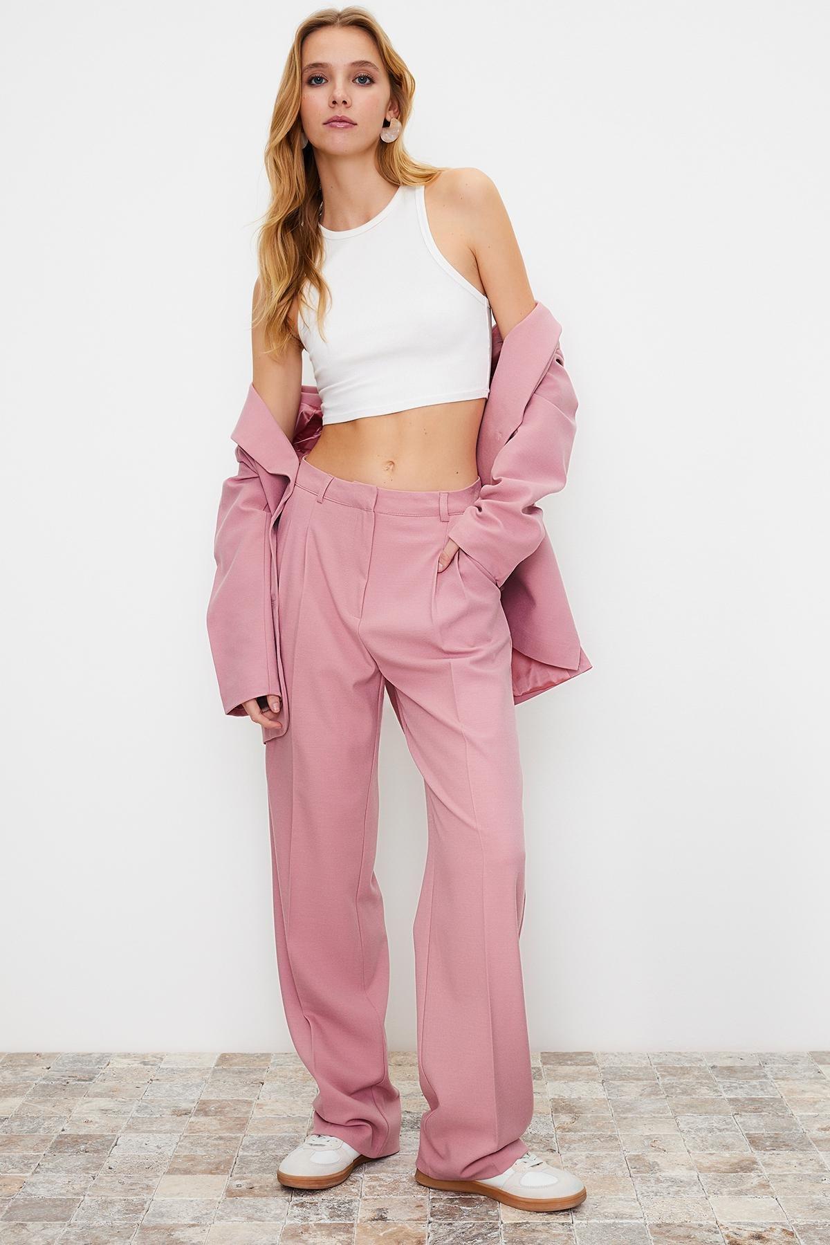Pink Limited Edition Straight Cut Trousers, , large image number 2