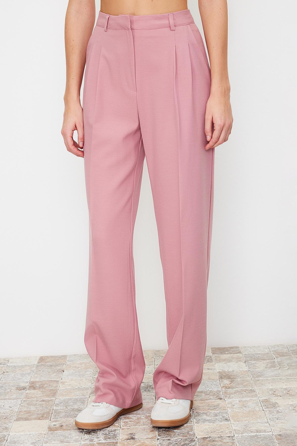 Pink Limited Edition Straight Cut Trousers, , large image number 4