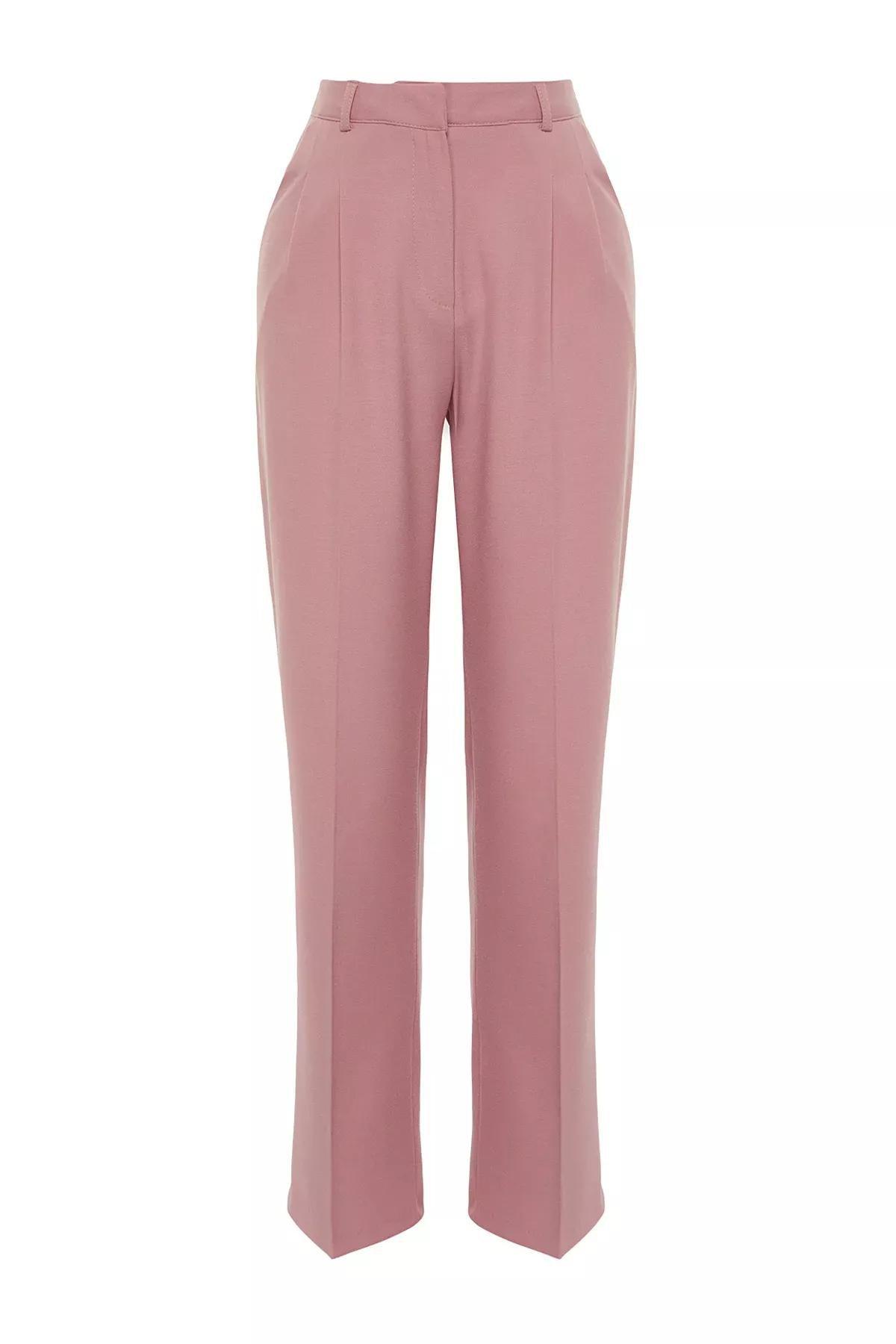 Pink Limited Edition Straight Cut Trousers, LIGHT PINK, large image number 5