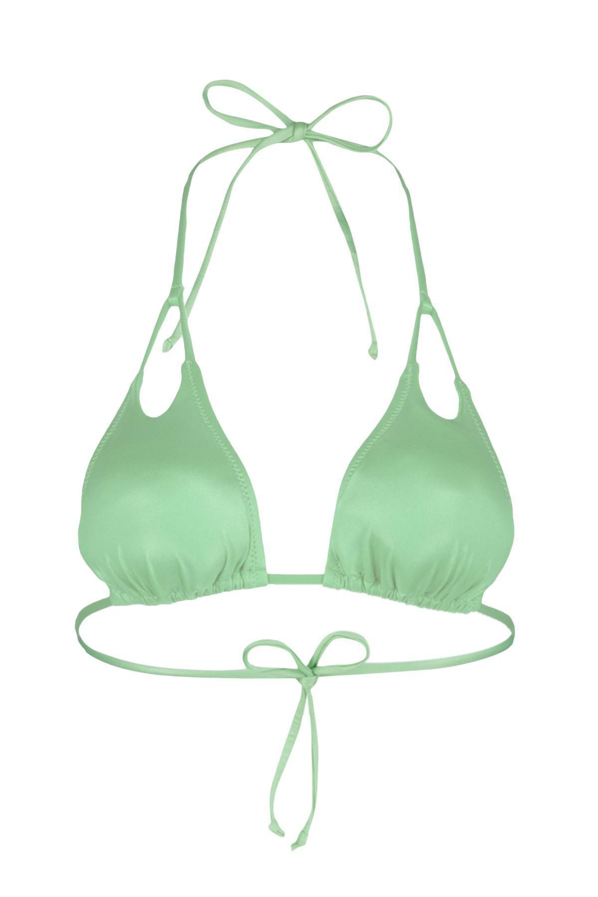 Green Triangle Bikini Top, , large image number 8