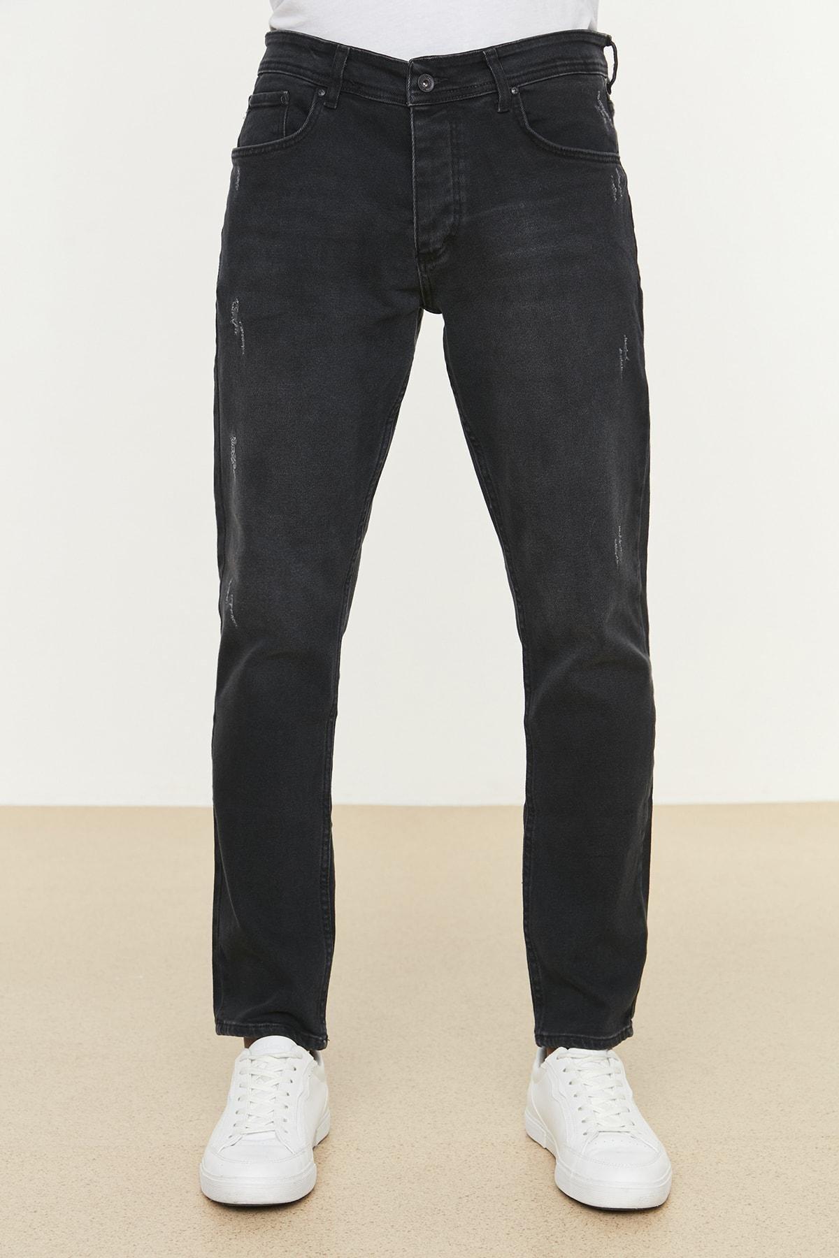 Grey Skinny Mid Waist Jeans, , large image number 0