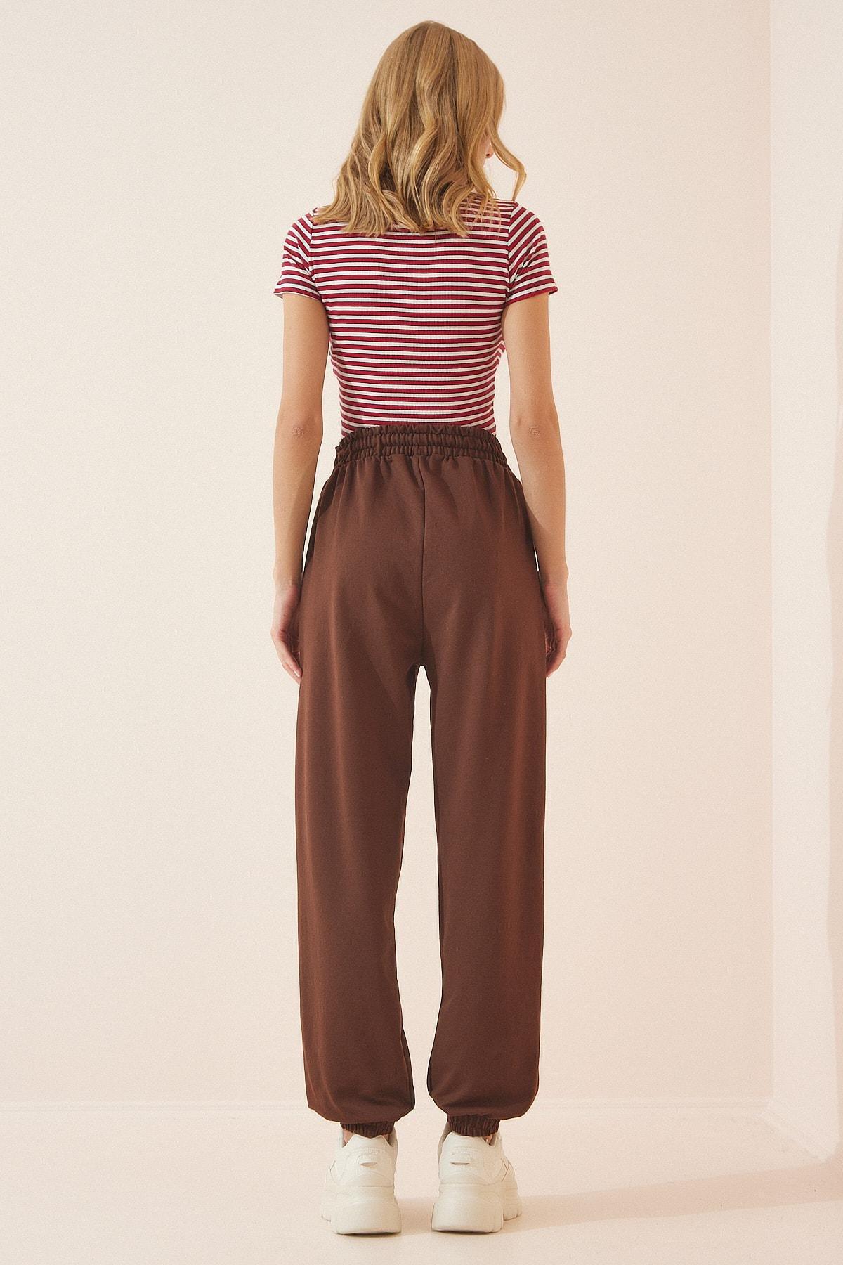 Brown Jogger Sweatpants, C101_120, large image number 3