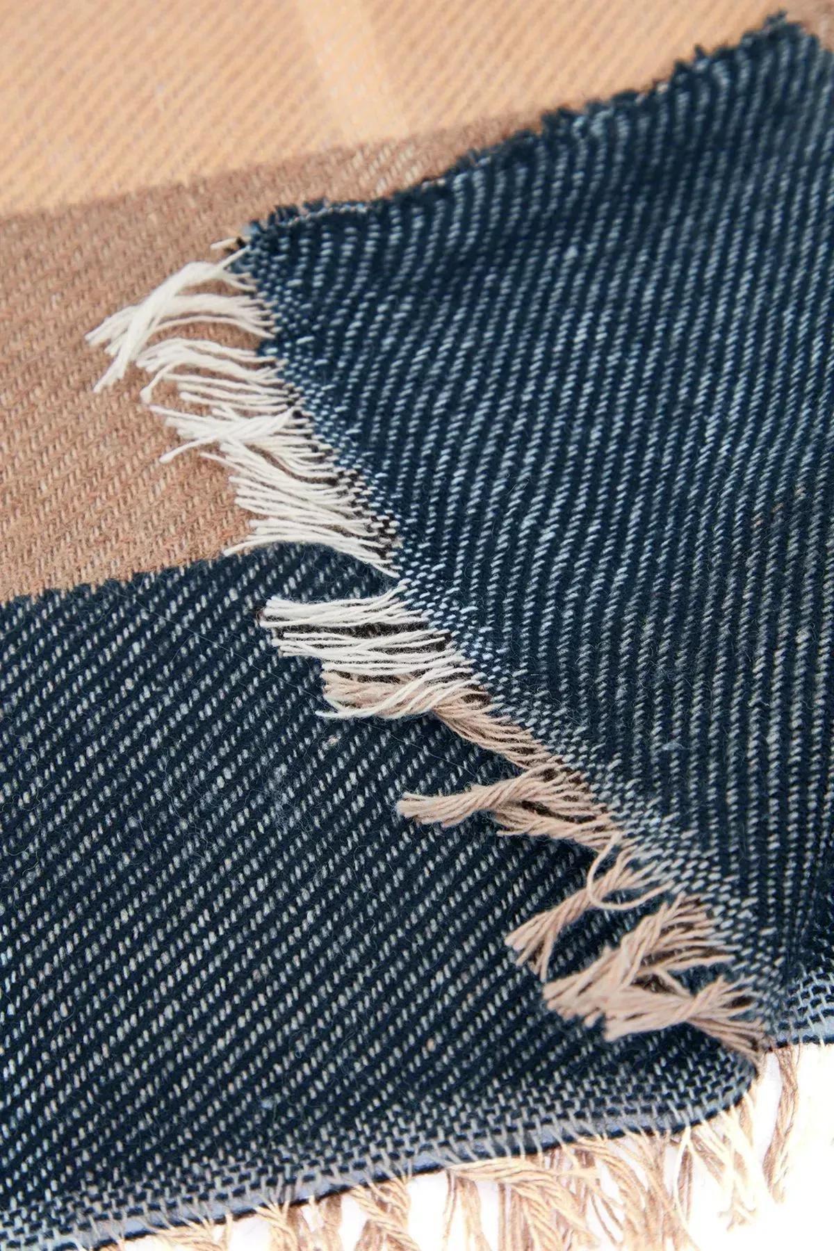 Beige Casual Scarf, Beige, large image number 2