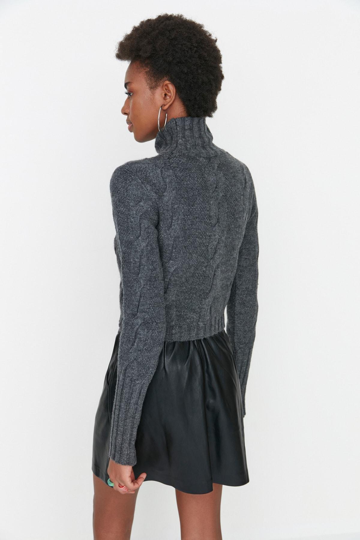 Grey Regular Sweater, Gray, large image number 4