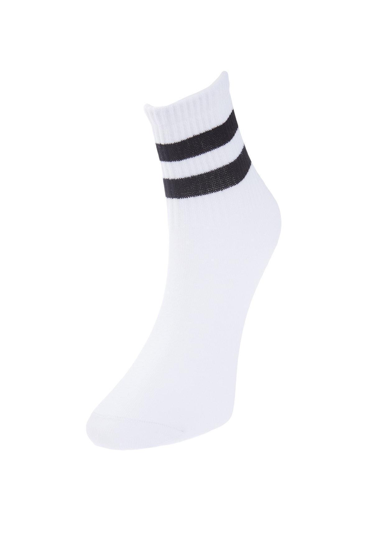 Multicolour Striped Socks, Set Of 3, Multicolor, large image number 4