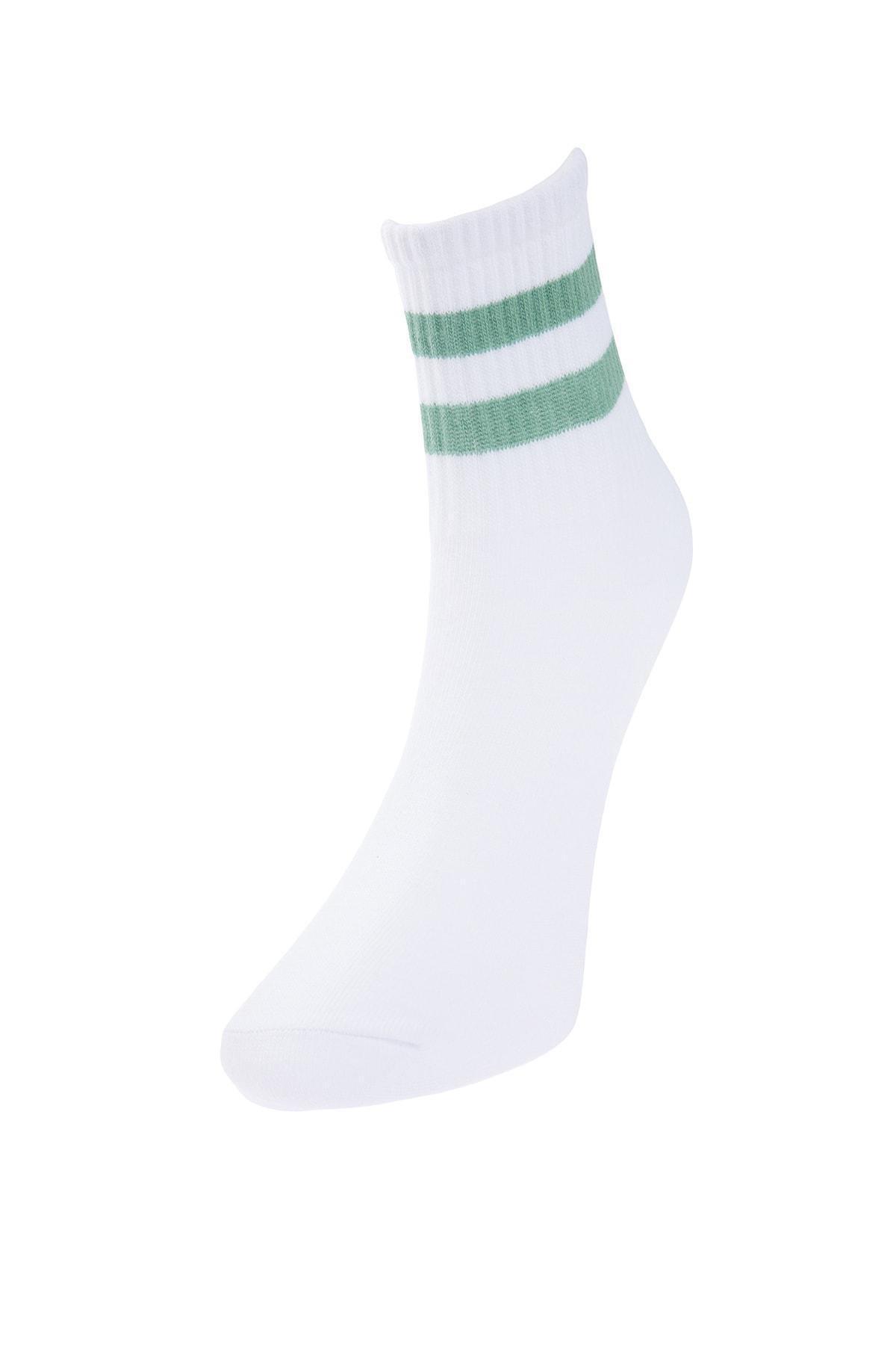 Multicolour Striped Socks, Set Of 3, Multicolor, large image number 7