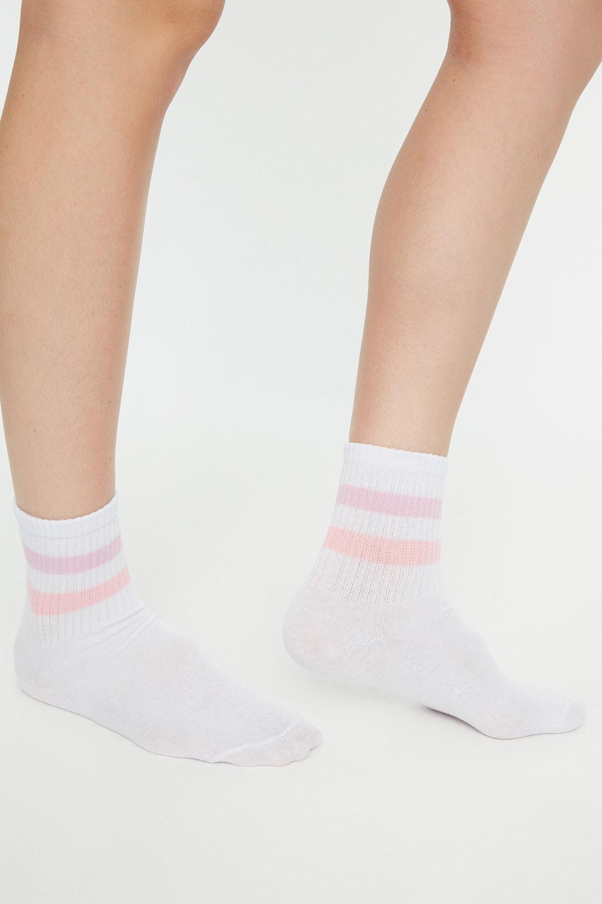 Multicolour Striped Socks, Set Of 3, Multicolor, large image number 11