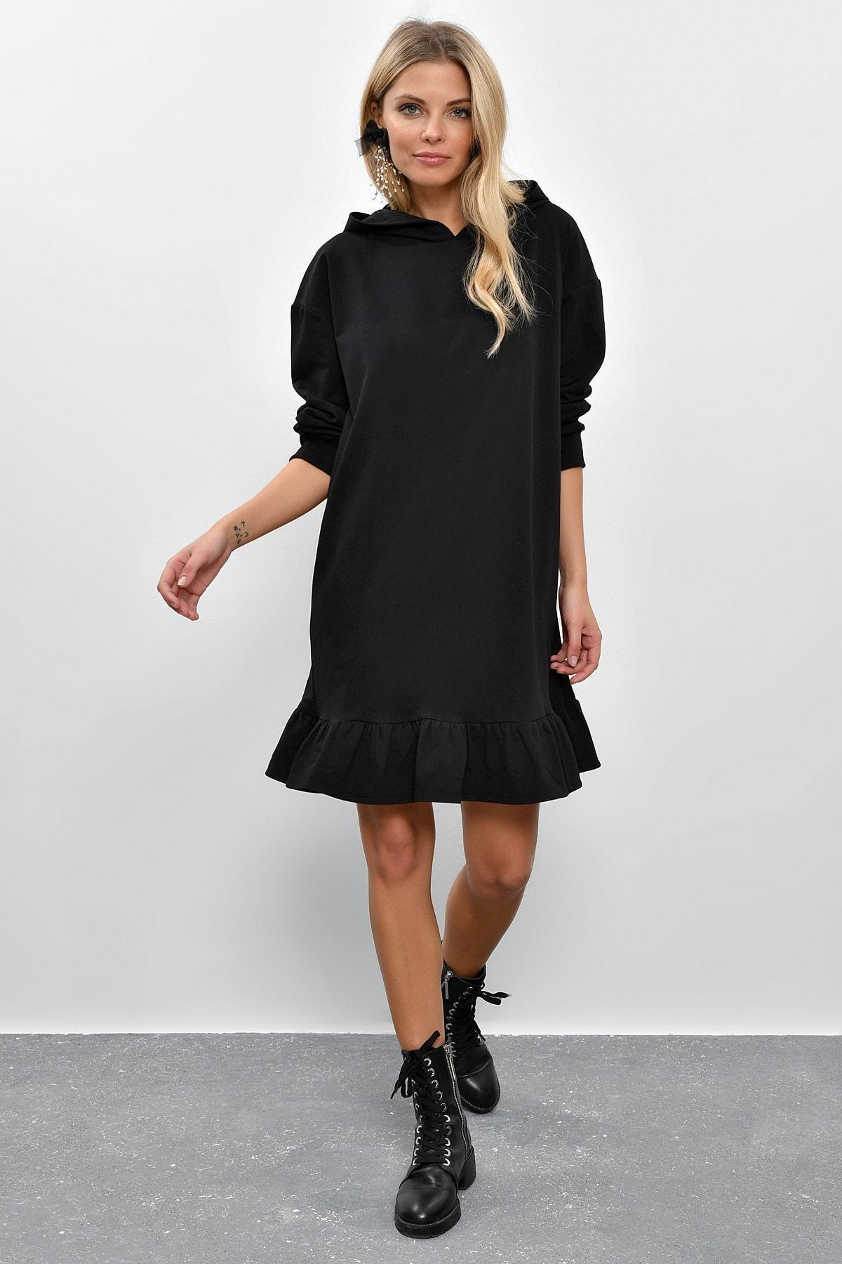 Black Pullover Dress, , large image number 0