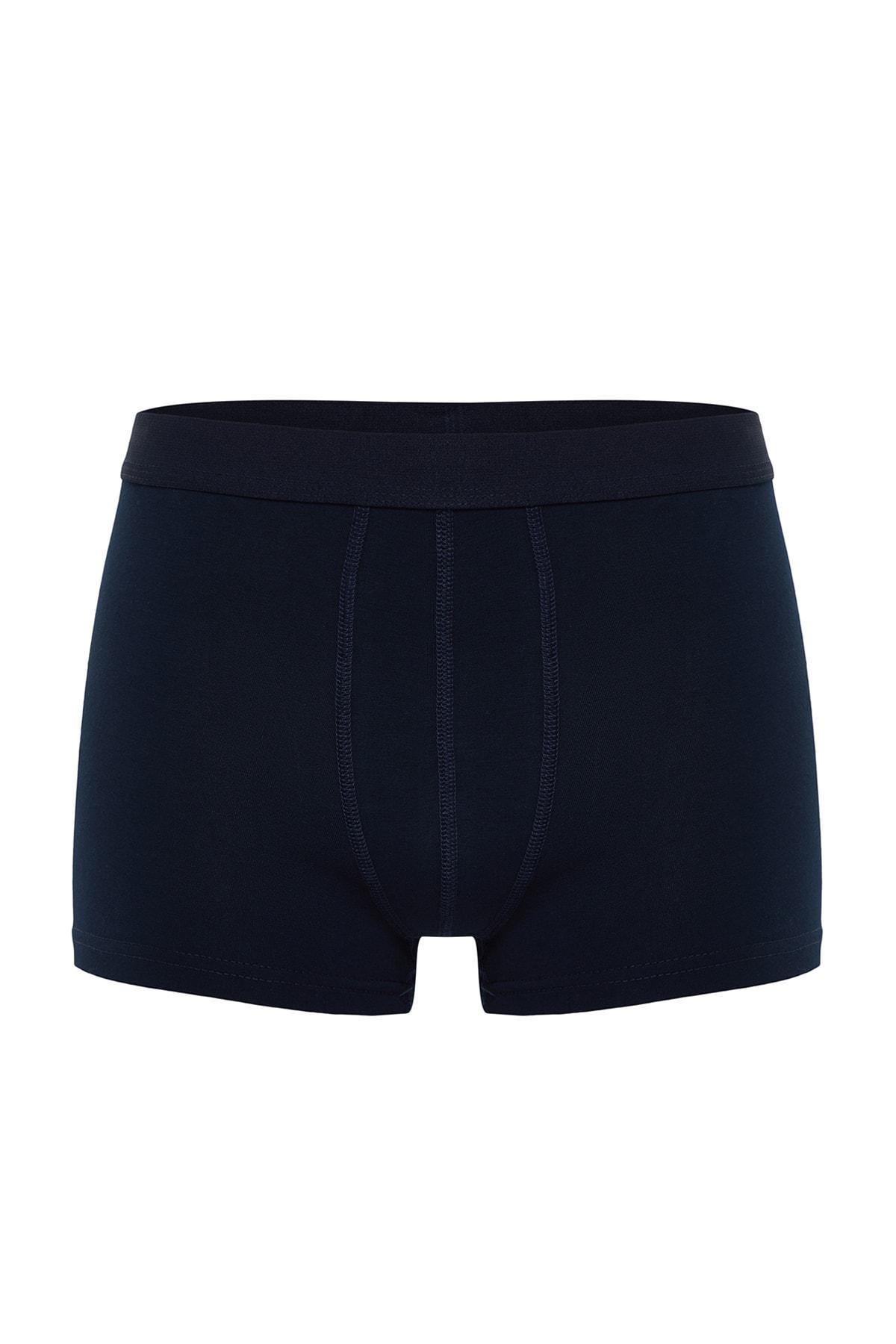 Trendyol - Navy Boxer Shorts ,Set Of 3