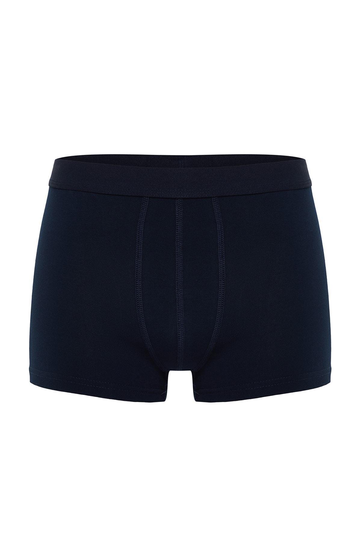 Trendyol - Navy Boxer Shorts ,Set Of 3