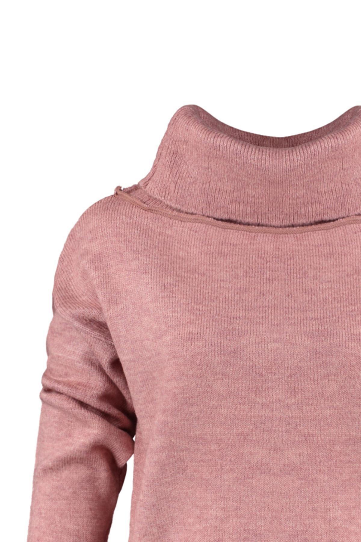 Pink Carmen Collar Sweater, Pink, large image number 7