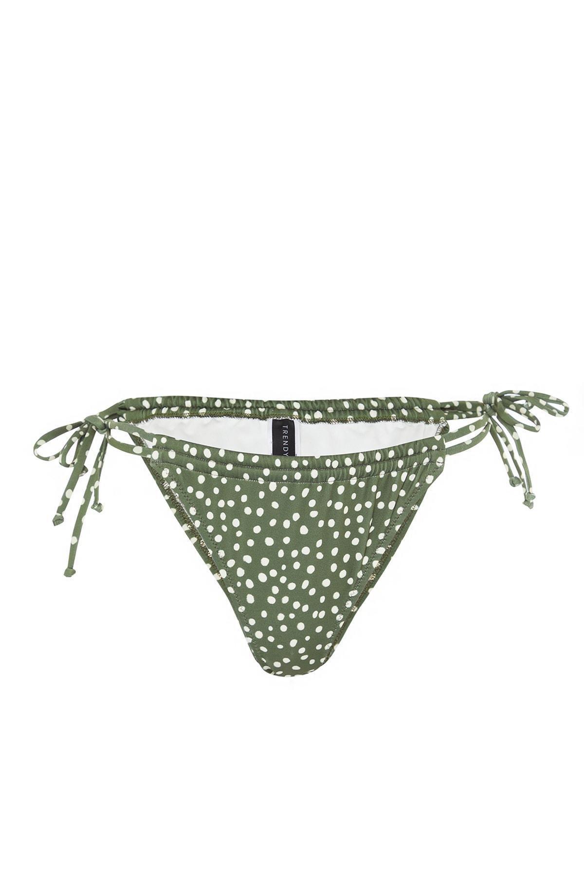 Multicolour Polka Dot Bikini Bottom, , large image number 12