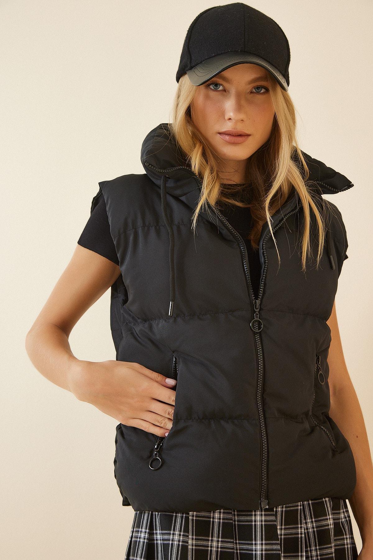 Happiness Istanbul - Black Puffer Vest