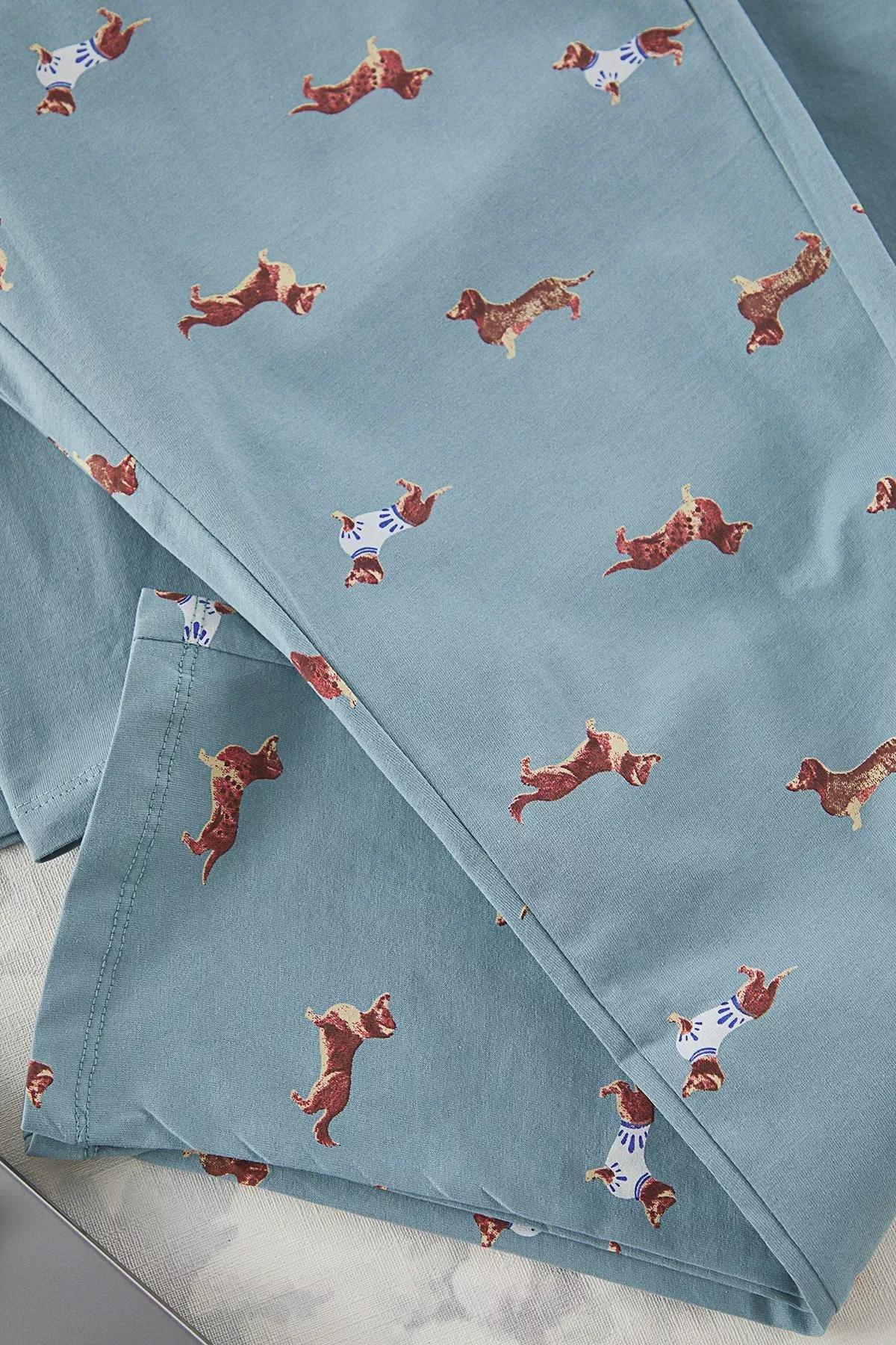 Blue Animal Pajama Set, , large image number 2
