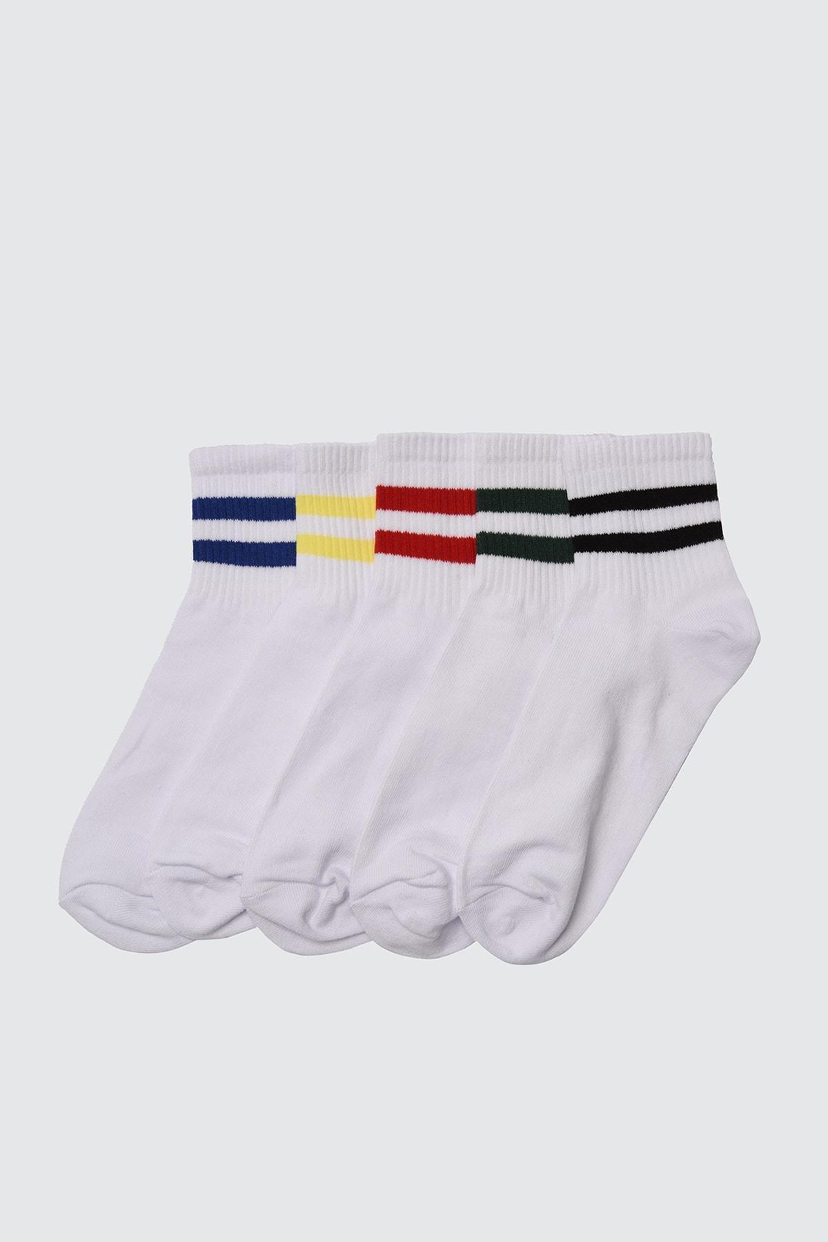 Multicolour Socks, Set Of 5, , large image number 0