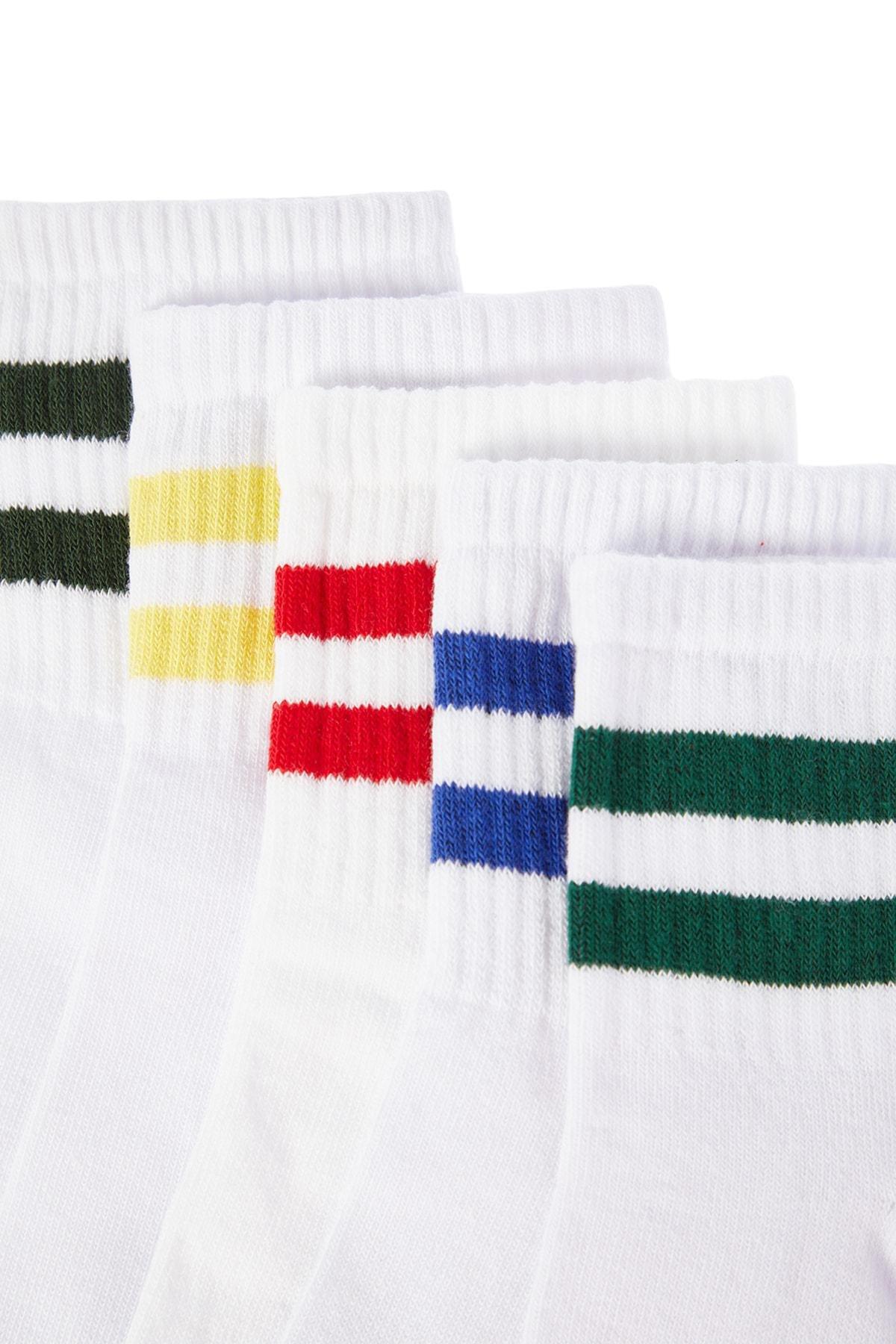 Multicolour Socks, Set Of 5, Multicolor, large image number 6