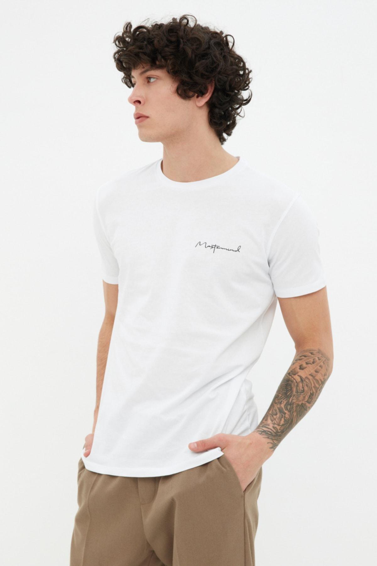 White Slim T-Shirt, , large image number 0