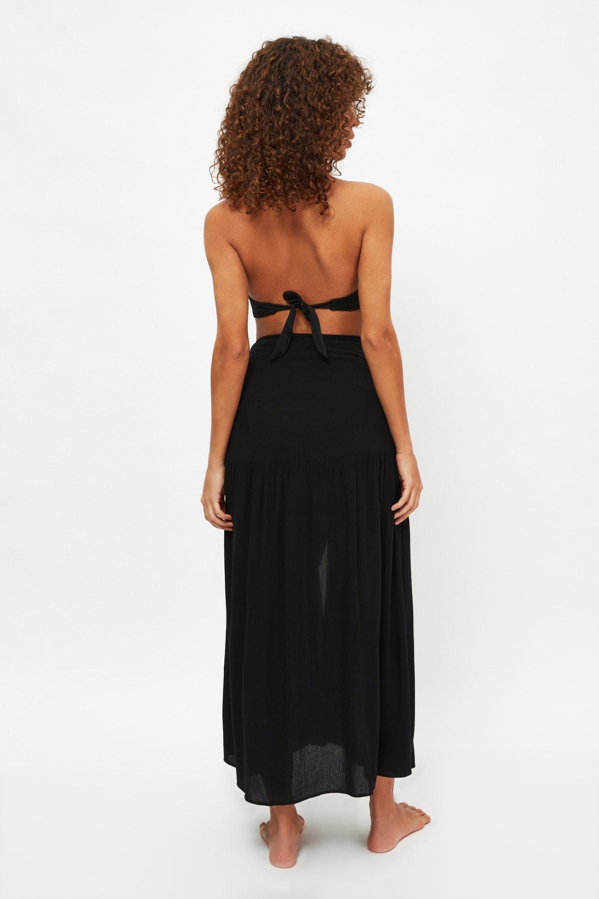 Black Maxi Skirt, , large image number 4
