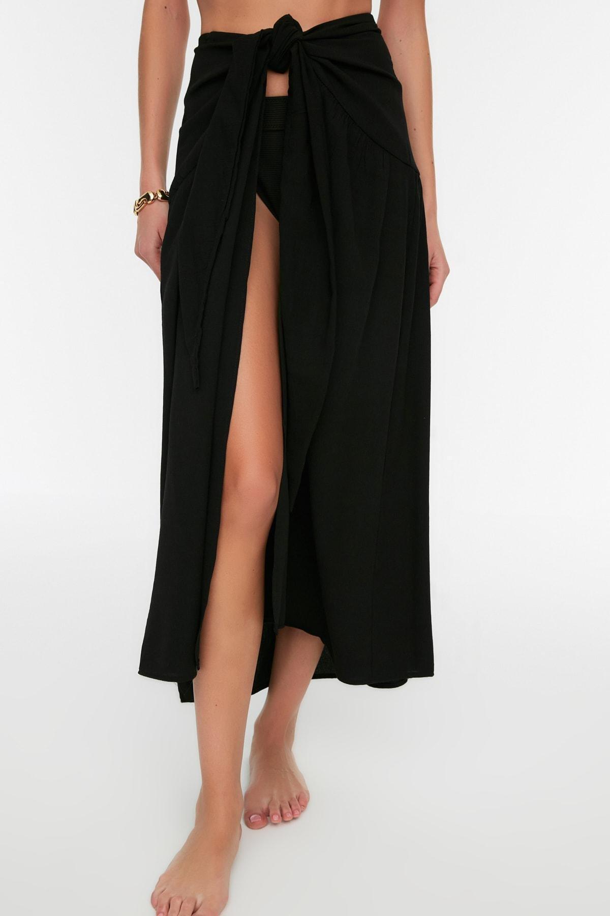 Black Maxi Skirt, , large image number 7