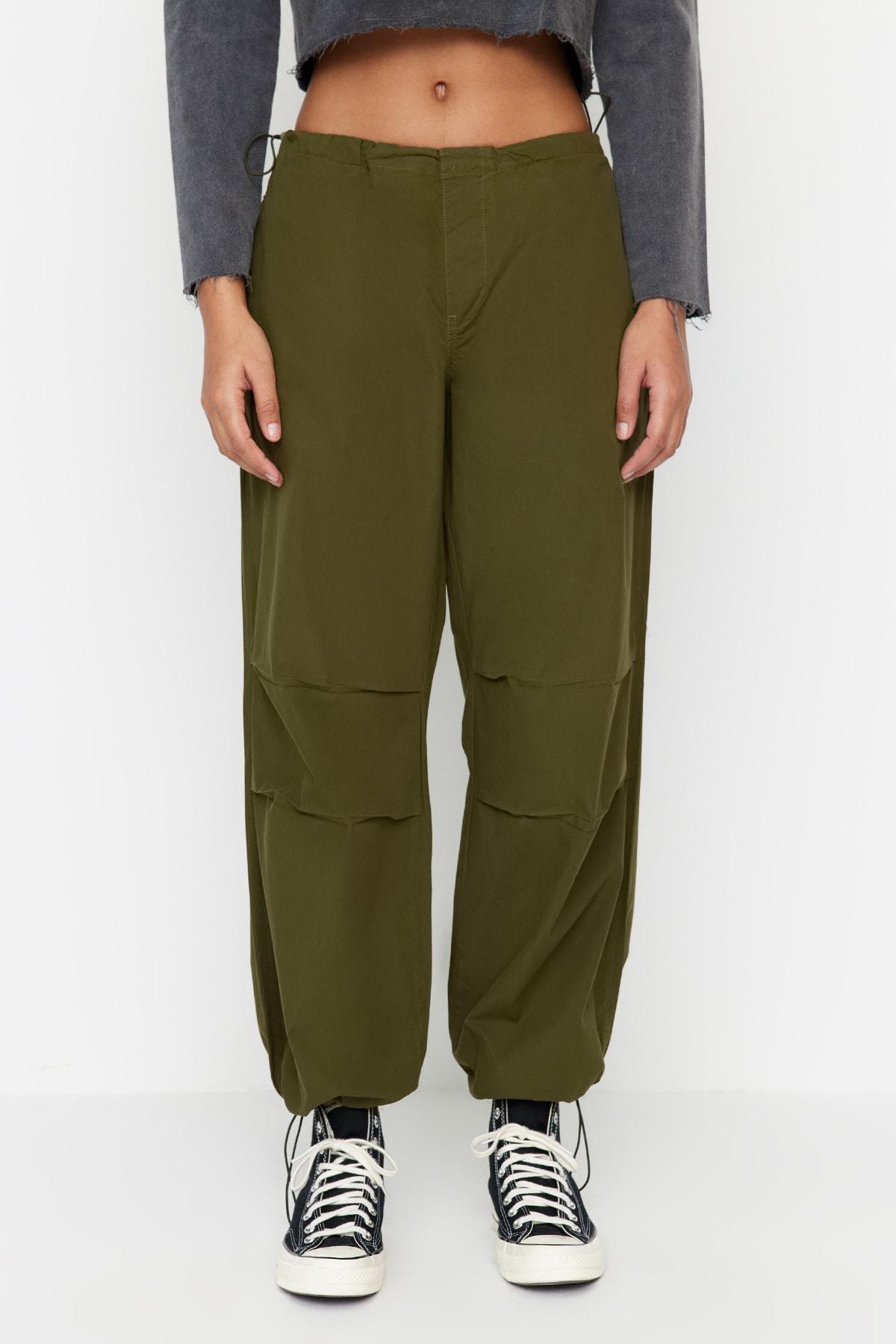 Khaki Relaxed Plus Size Jeans, , large image number 3