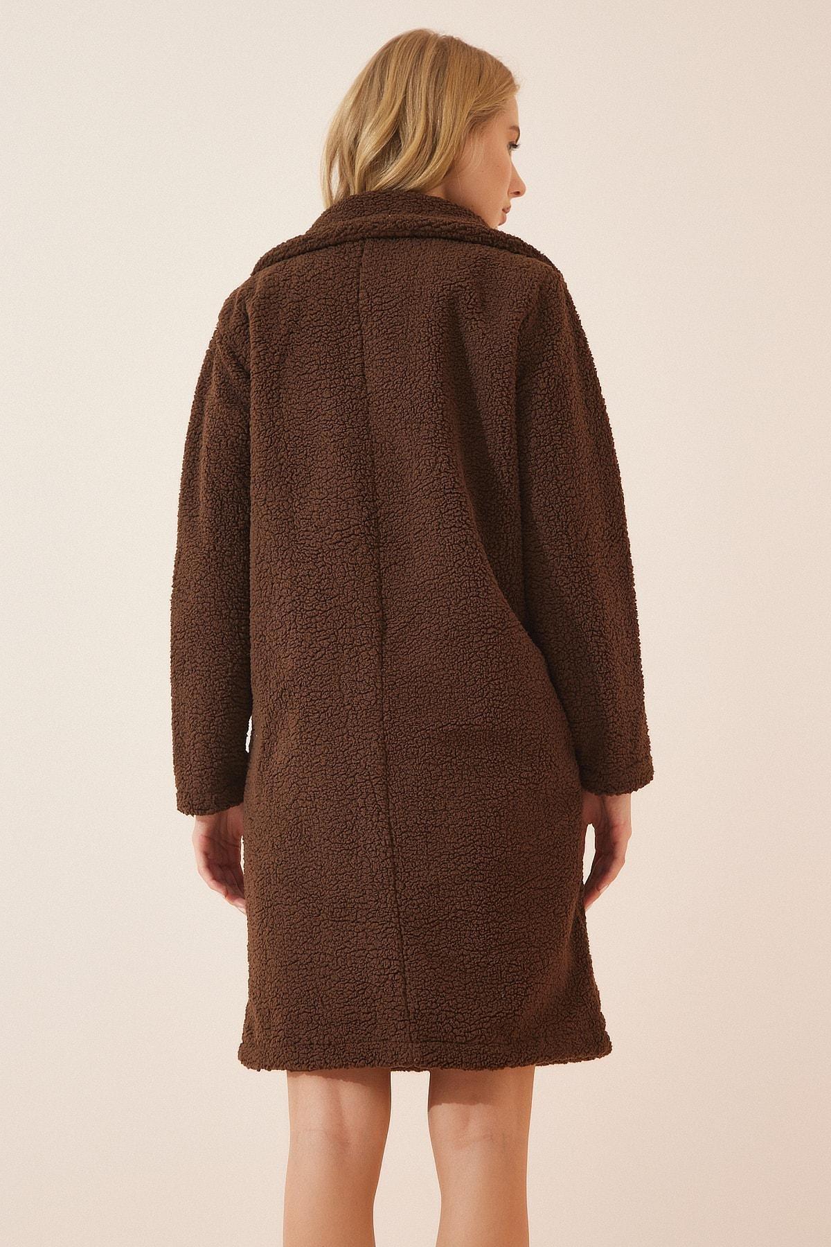 Brown Puffer Coat, , large image number 3