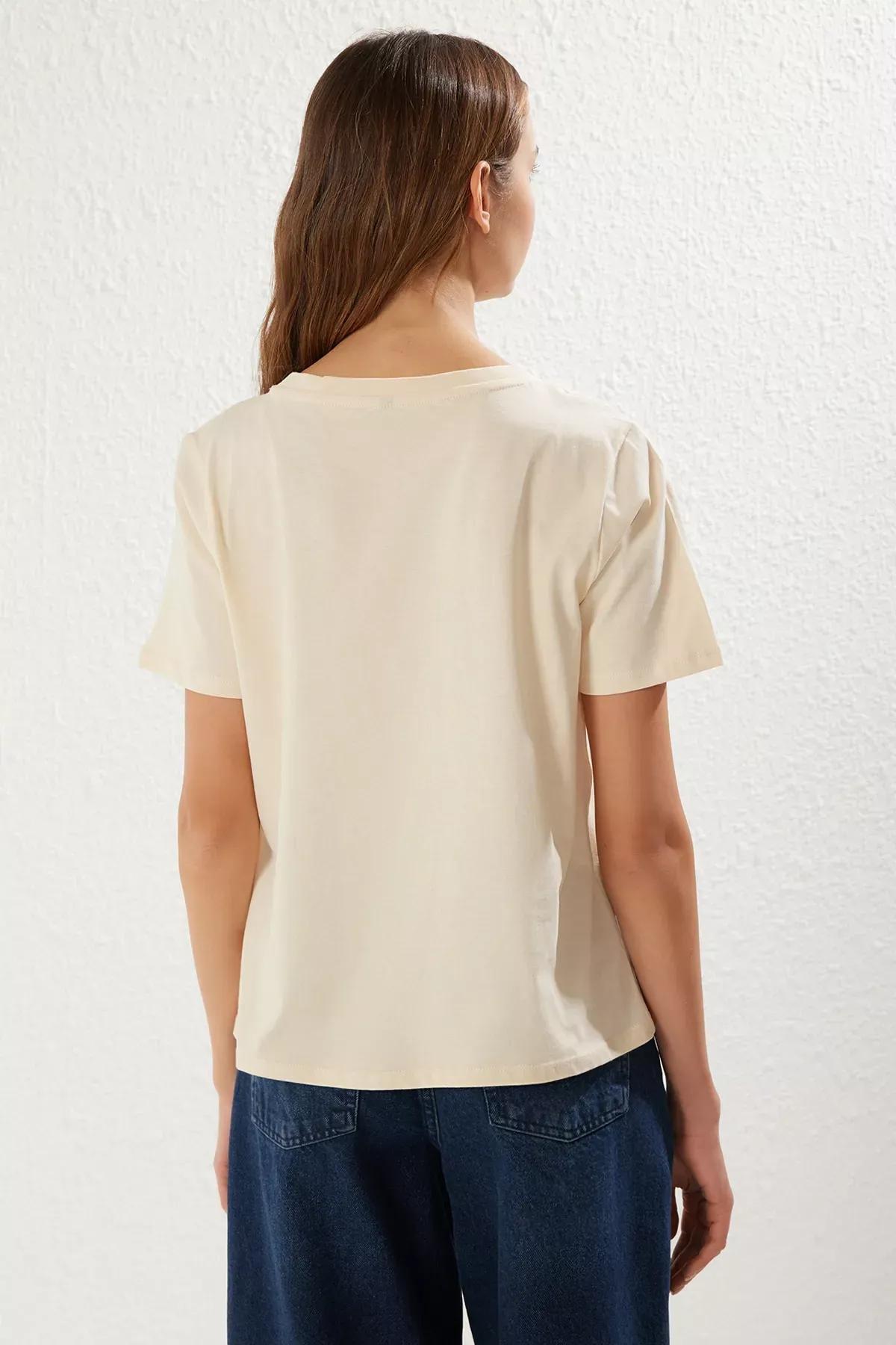 Red V-Neck T-Shirts, set of 2, C101_6483, large image number 2