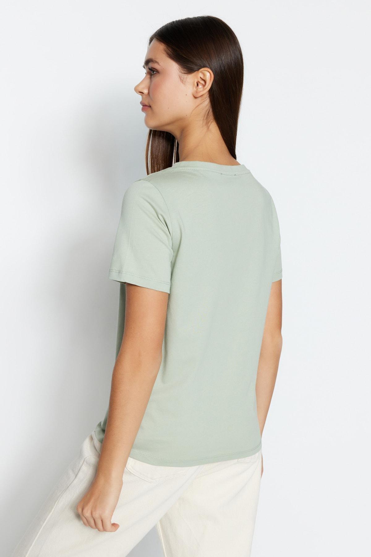 Multicolour V Neck Knitted T-Shirt, Set Of 2, , large image number 8