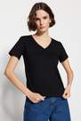 Trendyol - Black V-Neck T-Shirt, Set Of 2