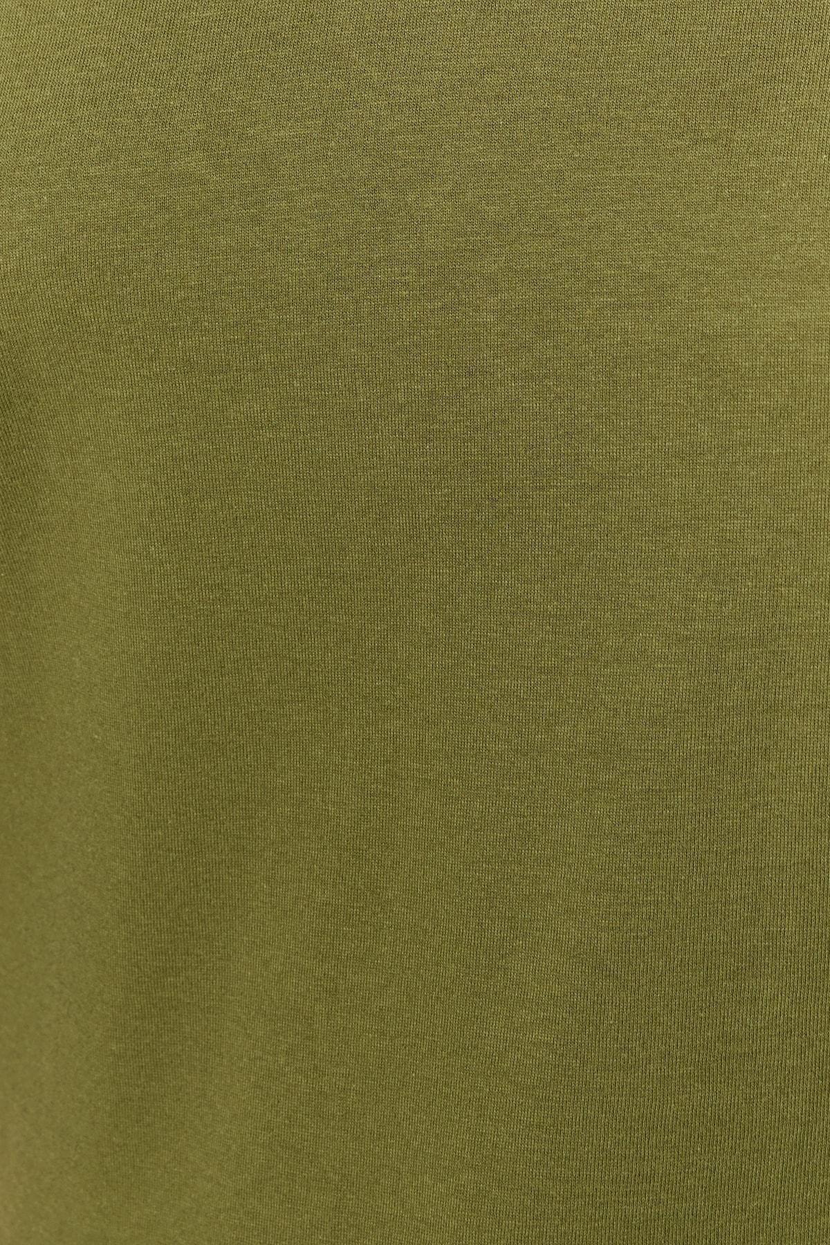 Khaki V-Neck T-Shirt, Set Of 2, , large image number 7