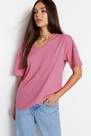 Trendyol - Pink Oversized T-Shirt
