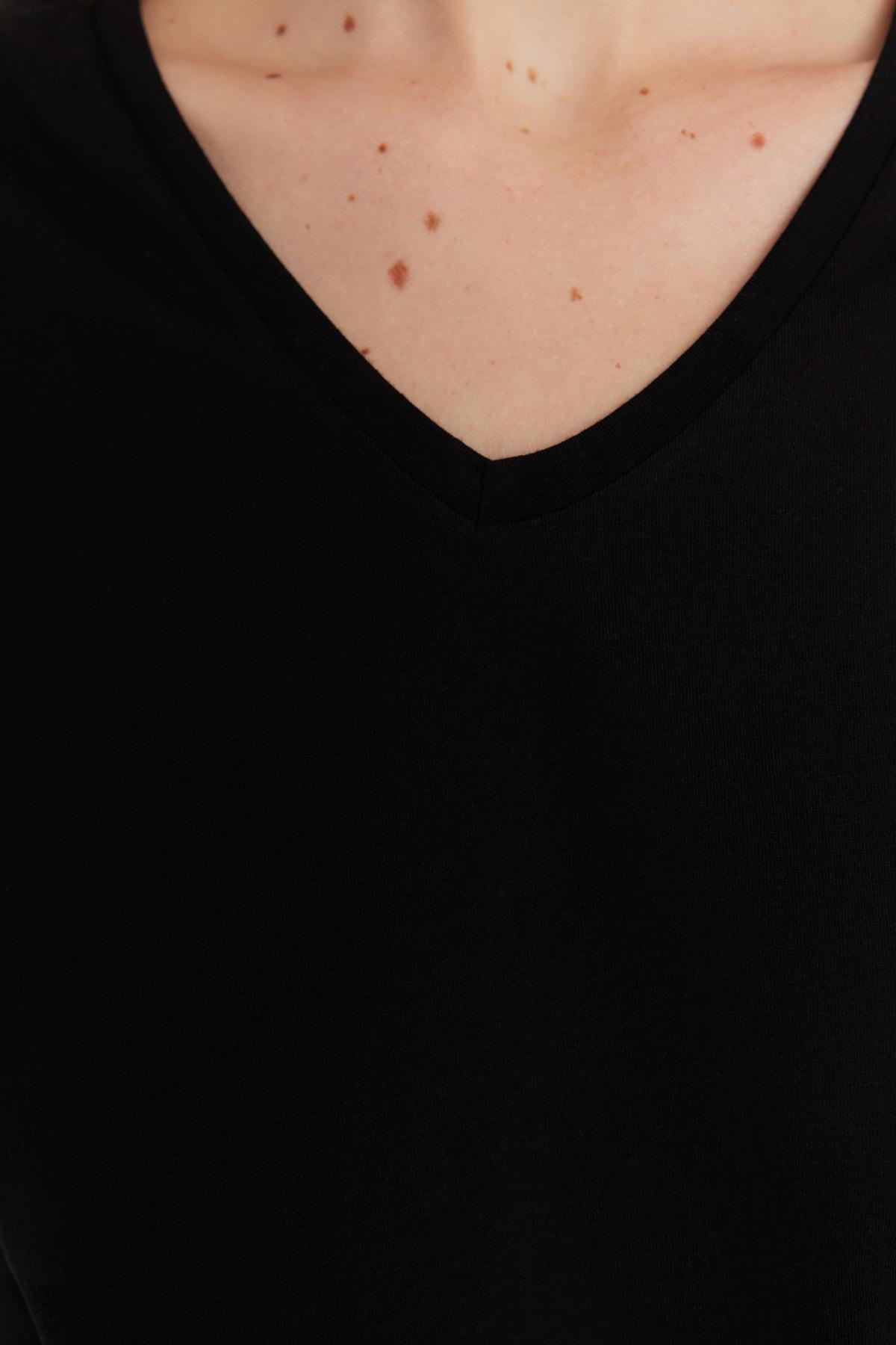 Black Oversized T-Shirt, , large image number 3