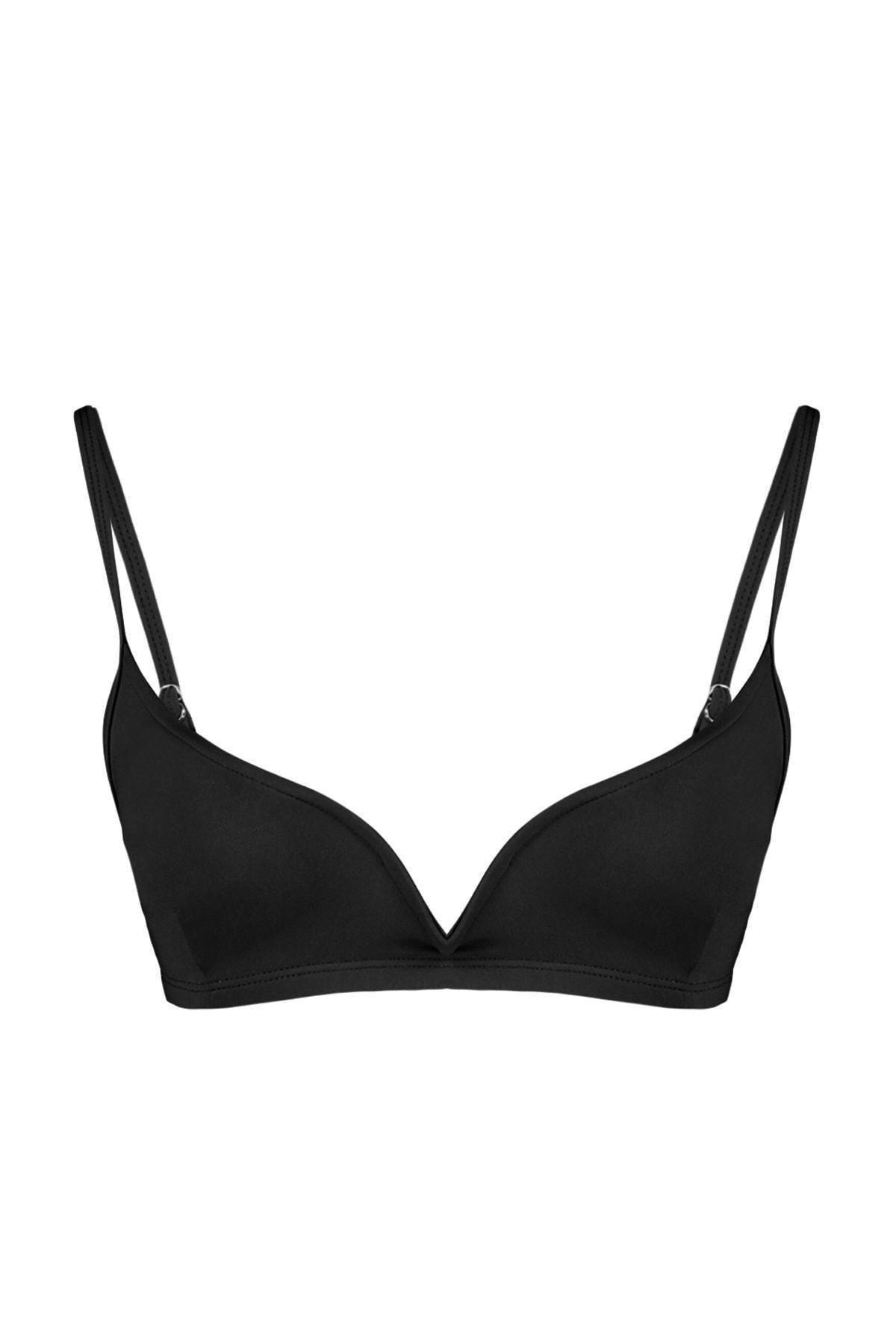 Black Wire Bikini Top, Black, large image number 5