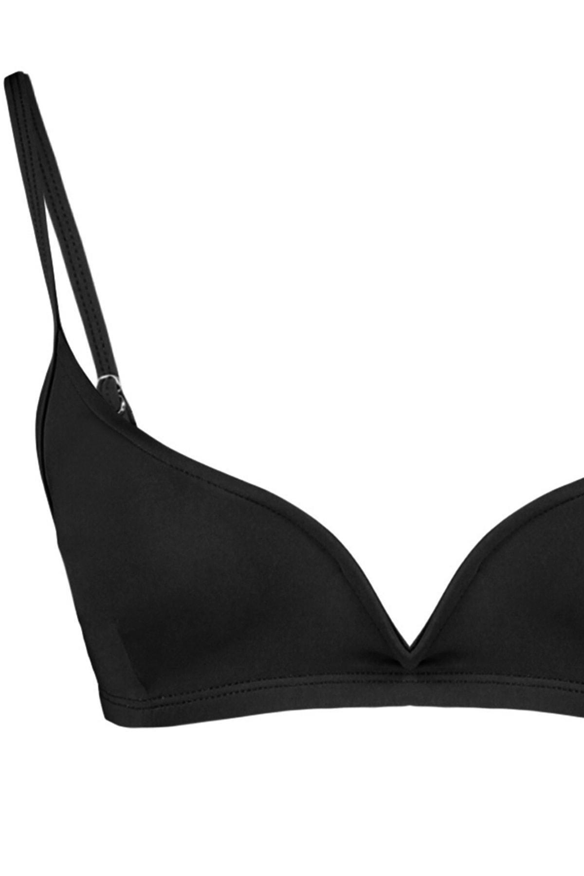 Black Wire Bikini Top, Black, large image number 6