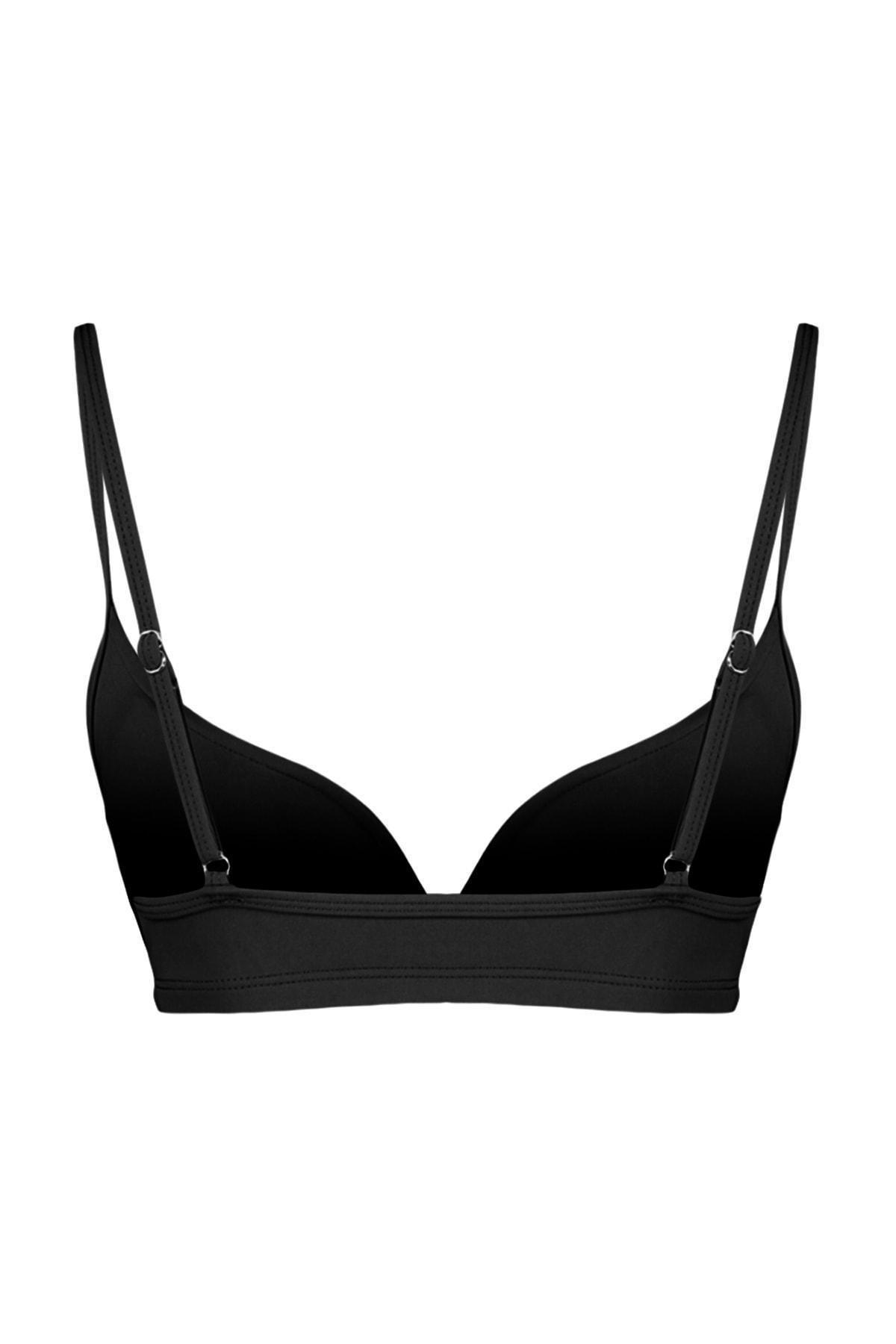 Black Wire Bikini Top, Black, large image number 7
