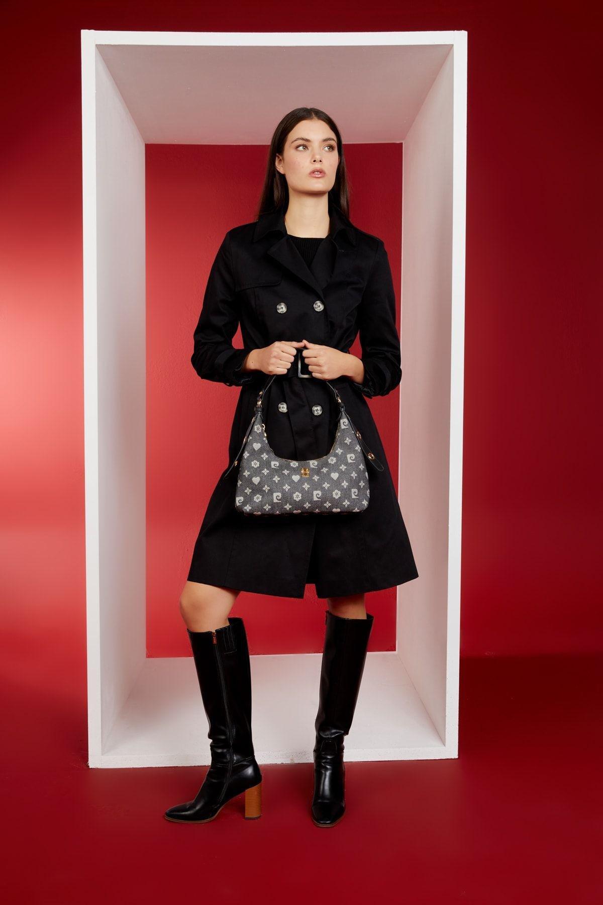 Black Jeans Shoulder Bag, C101_6588, large image number 0