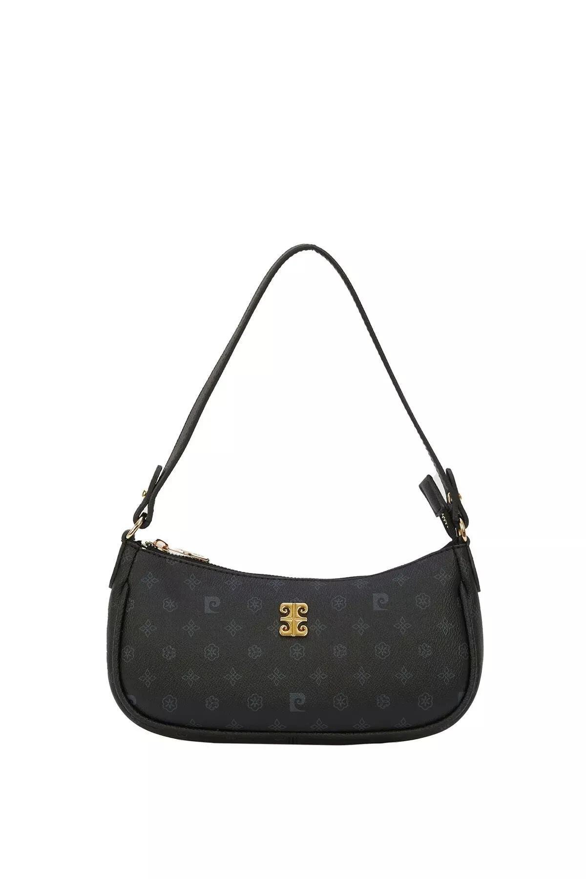 Black monogram shoulder bag, C101_6495, large image number 2
