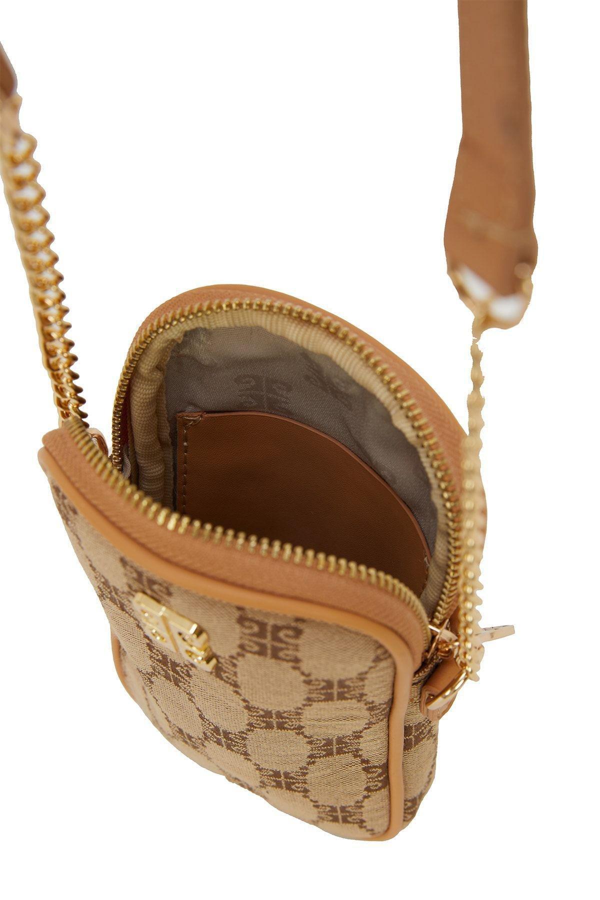Brown Shoulder Bag, COFFEE, large image number 1