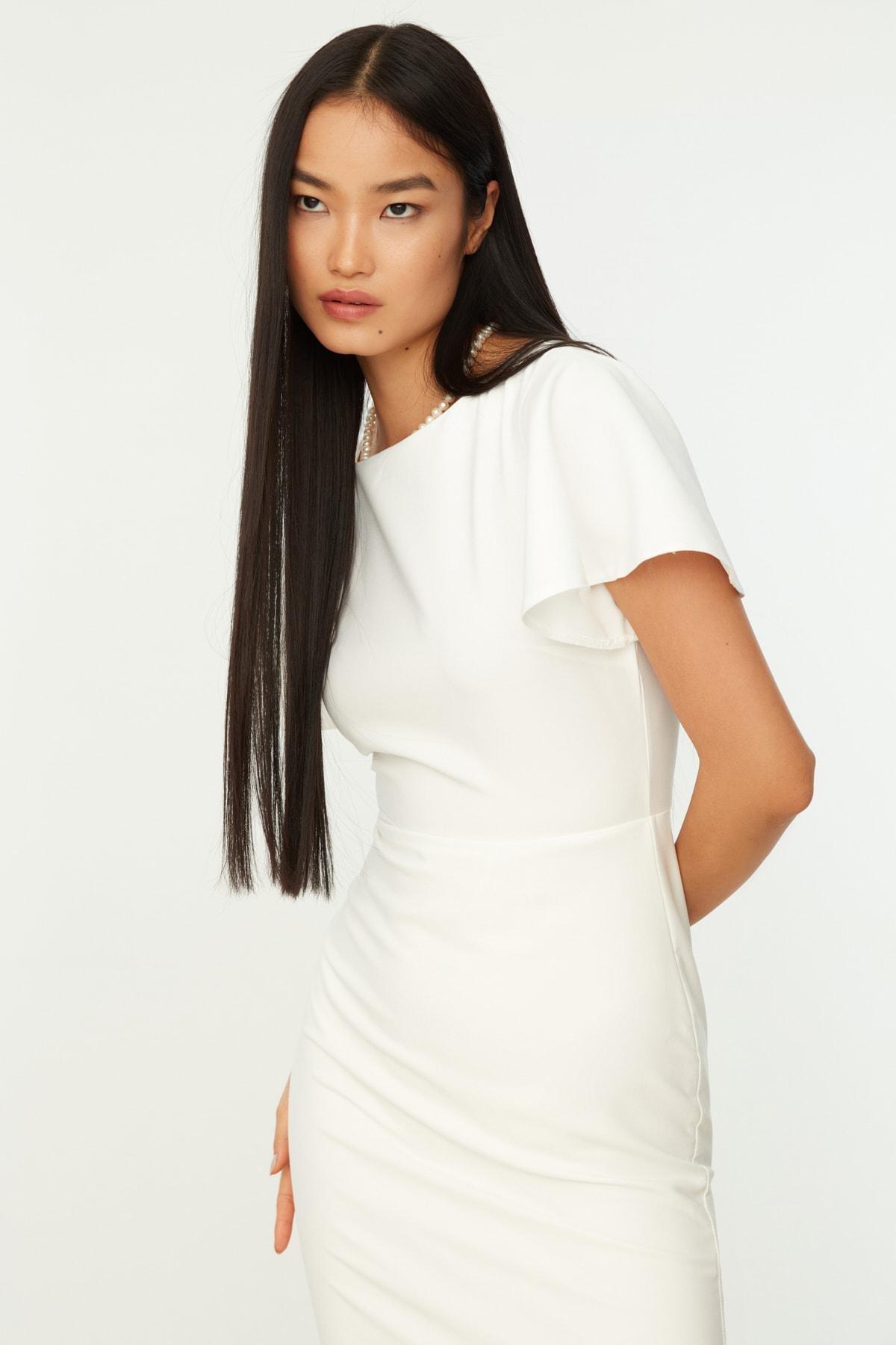 White A-Line Dress, , large image number 1