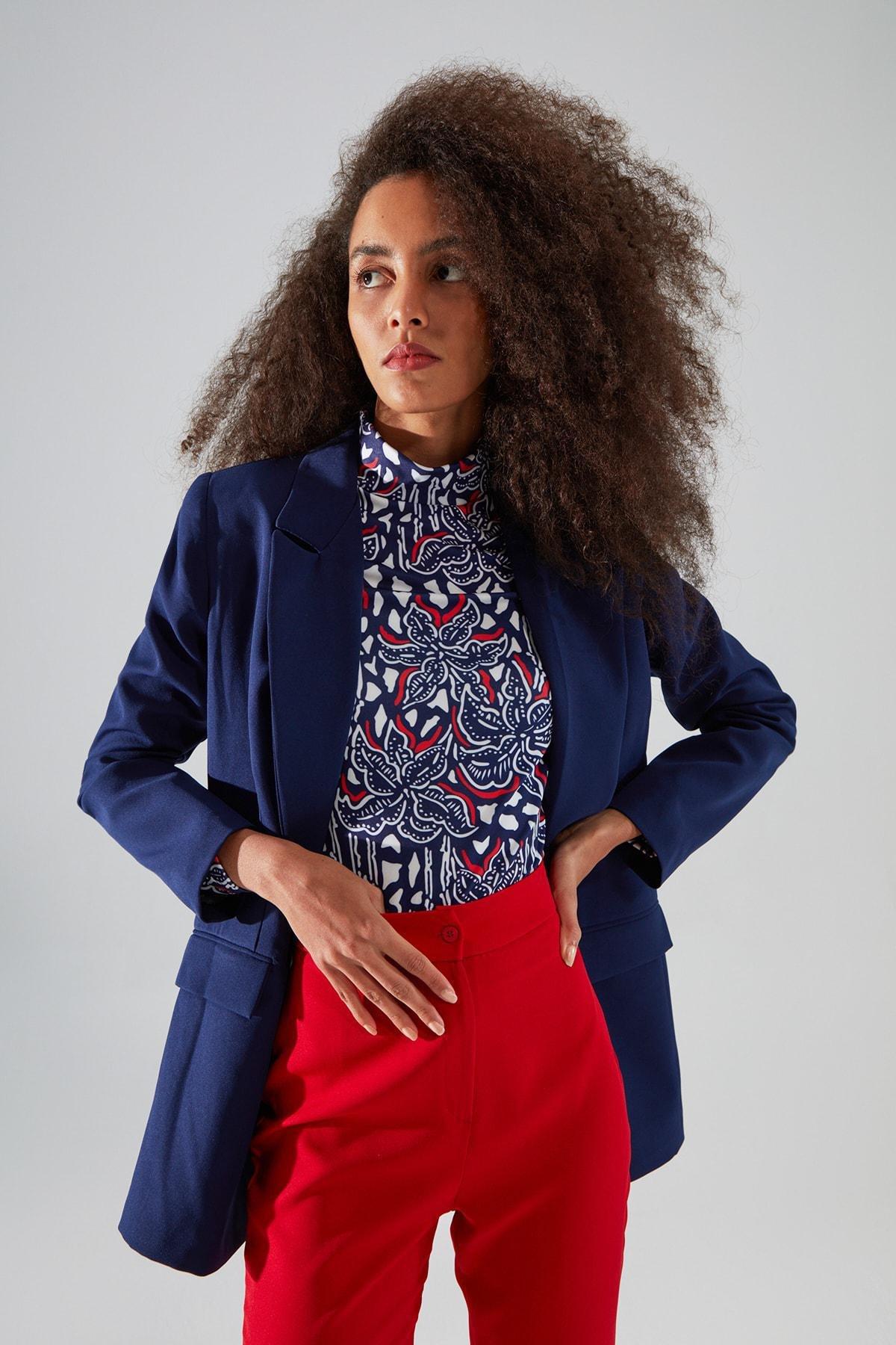 Blue Puffer Blazer, , large image number 1