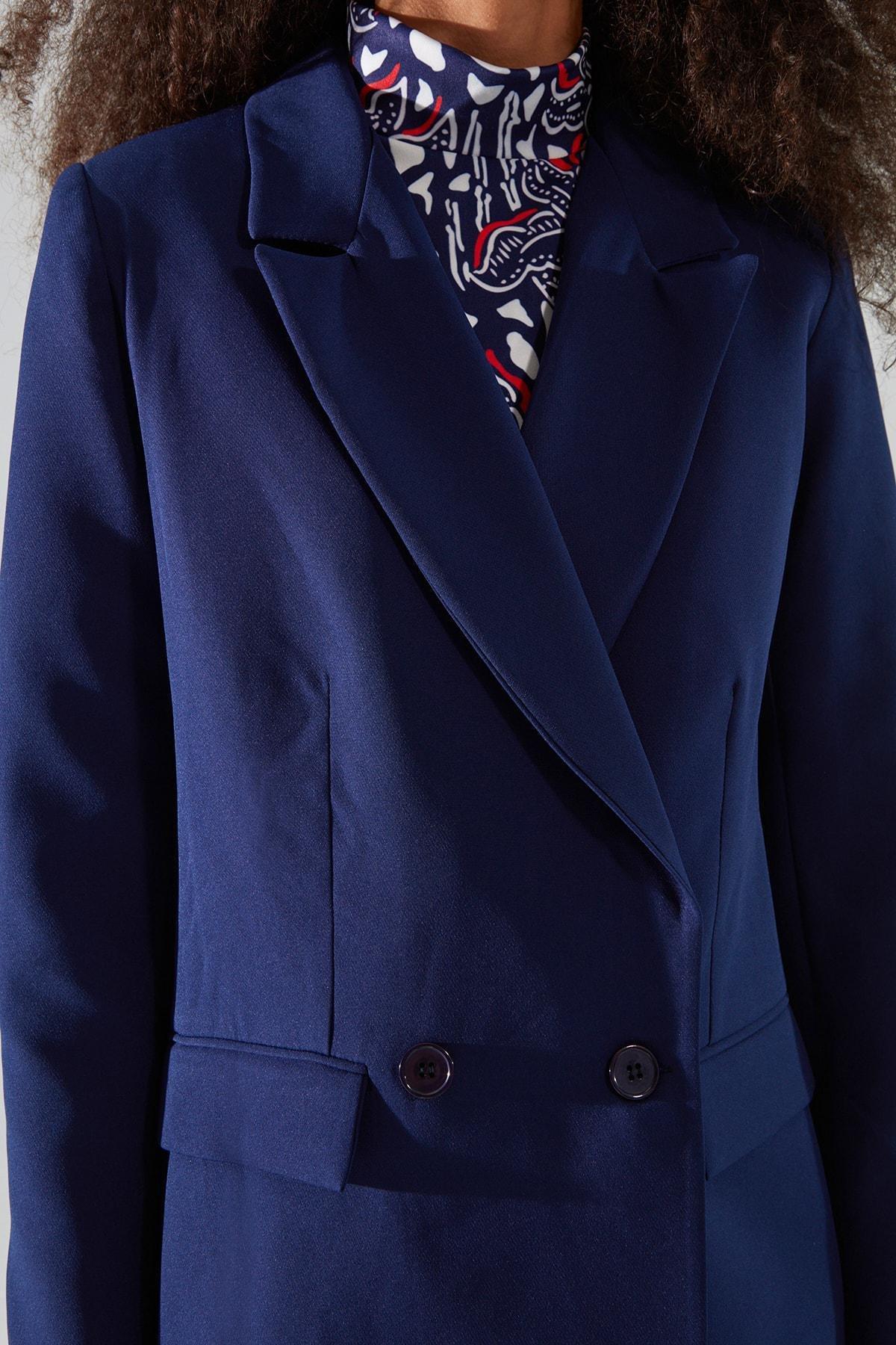 Blue Puffer Blazer, , large image number 3