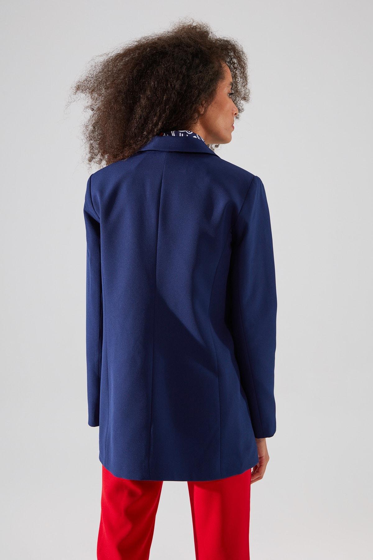 Trendyol - Blue Puffer Blazer