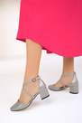 SOHO - Gray Womens Classic Heeled Shoes 14392