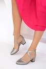 SOHO - Gray Womens Classic Heeled Shoes 14392